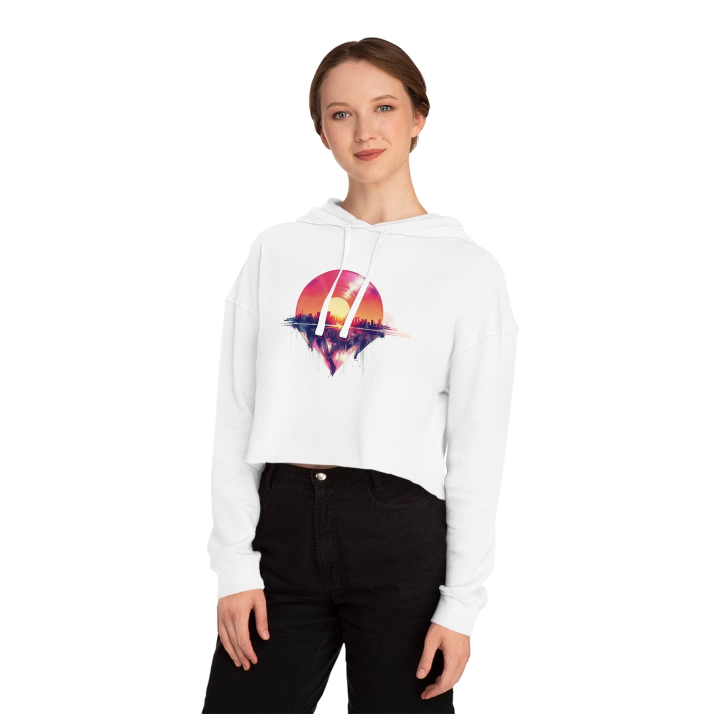 City Beats Women’s Cropped Hoodie