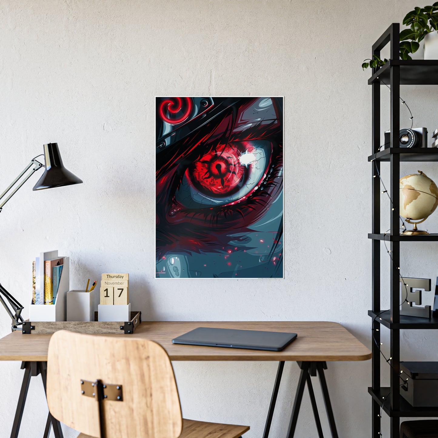 Evil Ninja Eye Gloss Poster