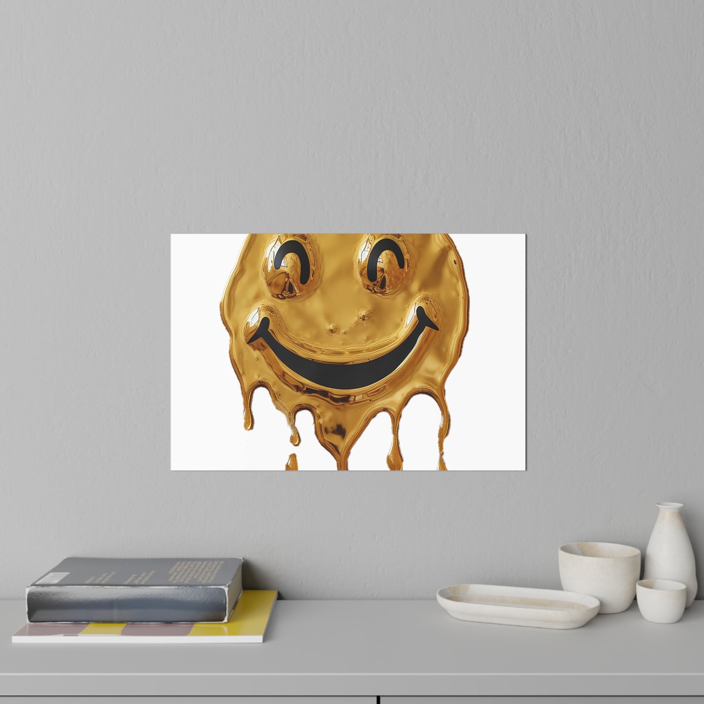 Meltdown Smiley Wall Decal