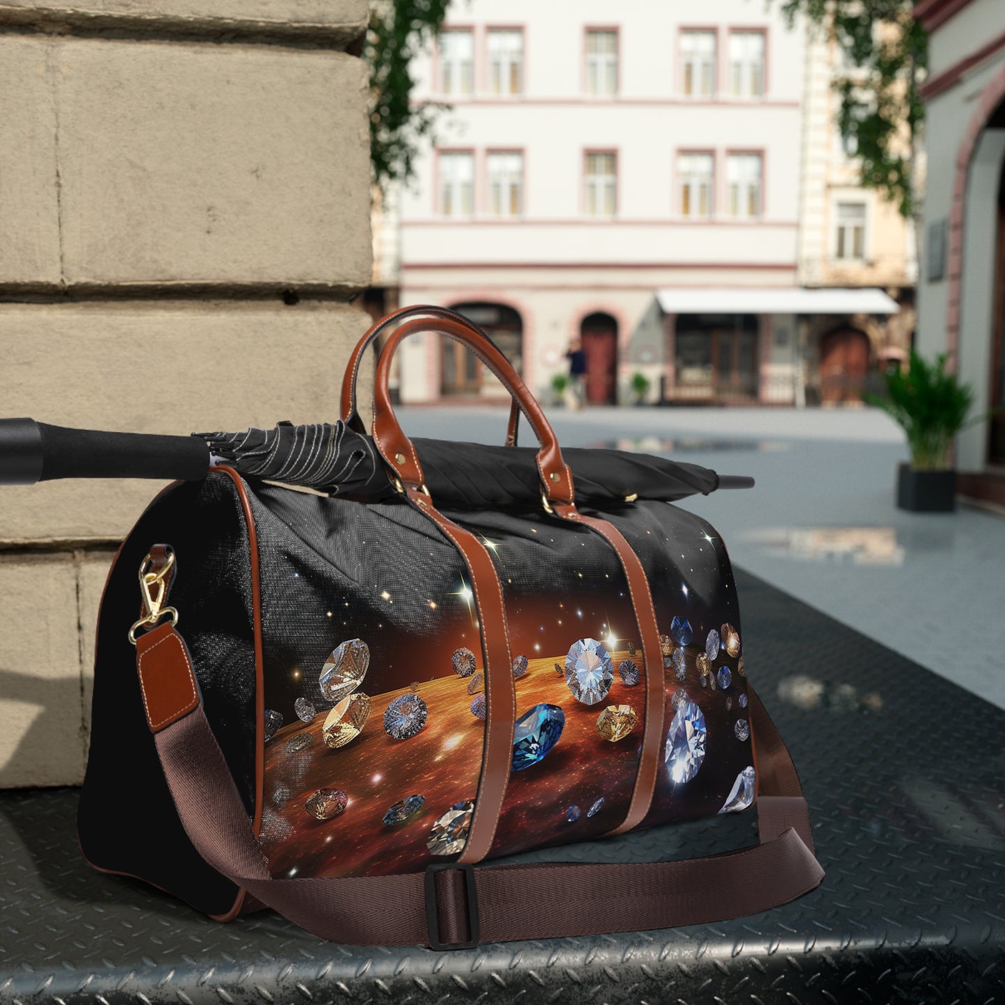 Galactic Drip Weekender Bag