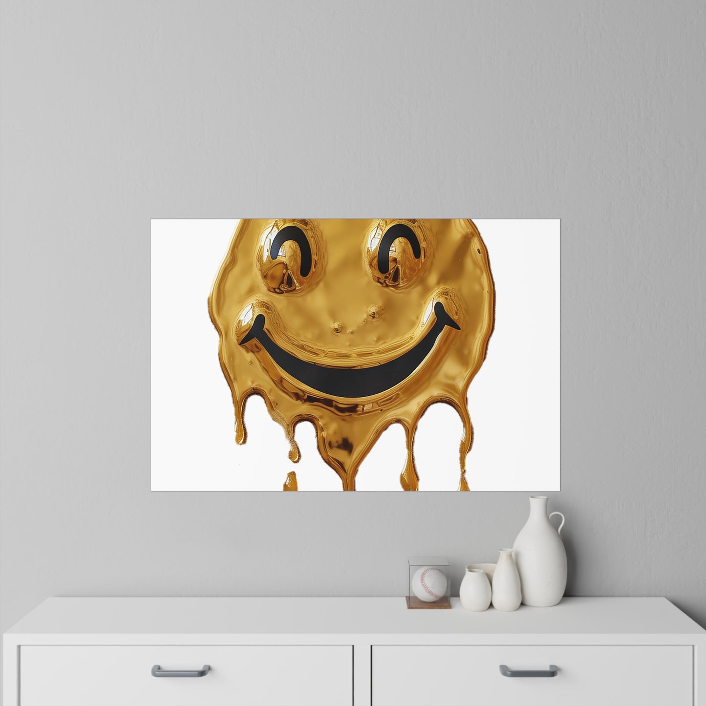 Meltdown Smiley Wall Decal