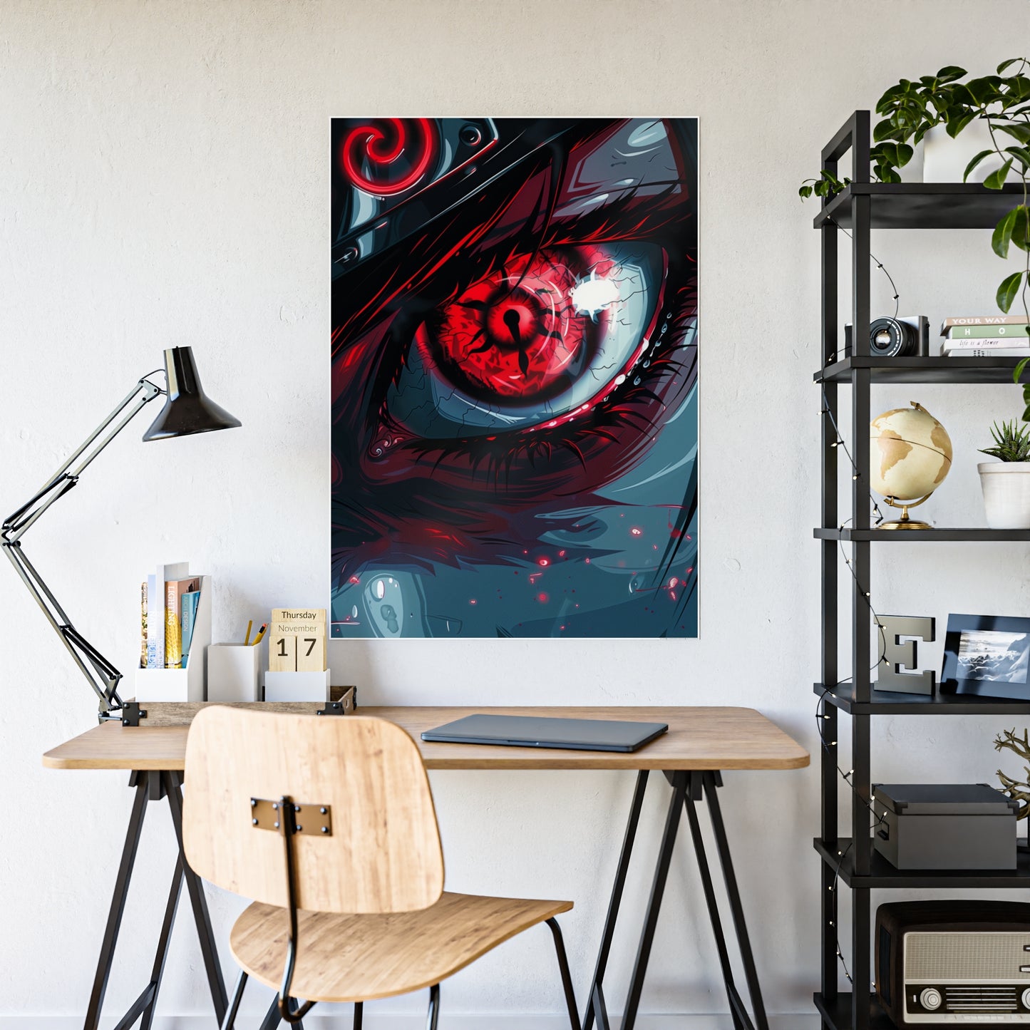 Evil Ninja Eye Gloss Poster