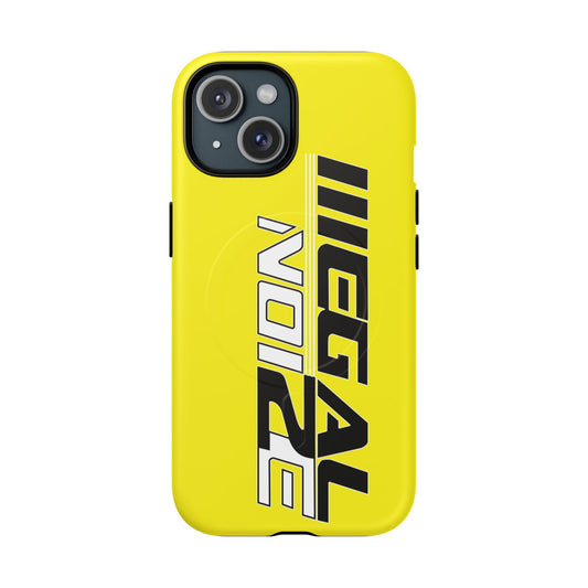 Illegal NoiZe Yellow Tough Magnetic iPhone Case