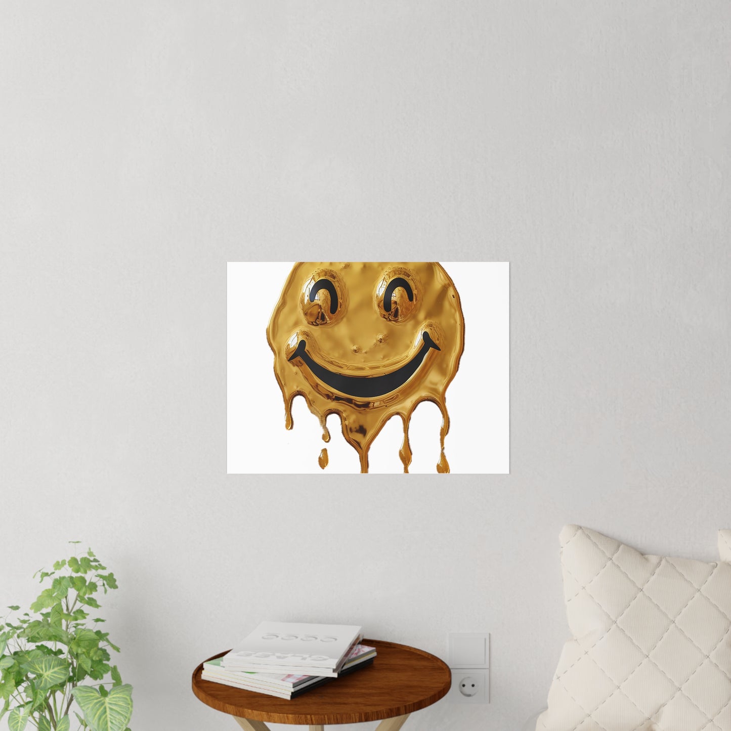 Meltdown Smiley Wall Decal