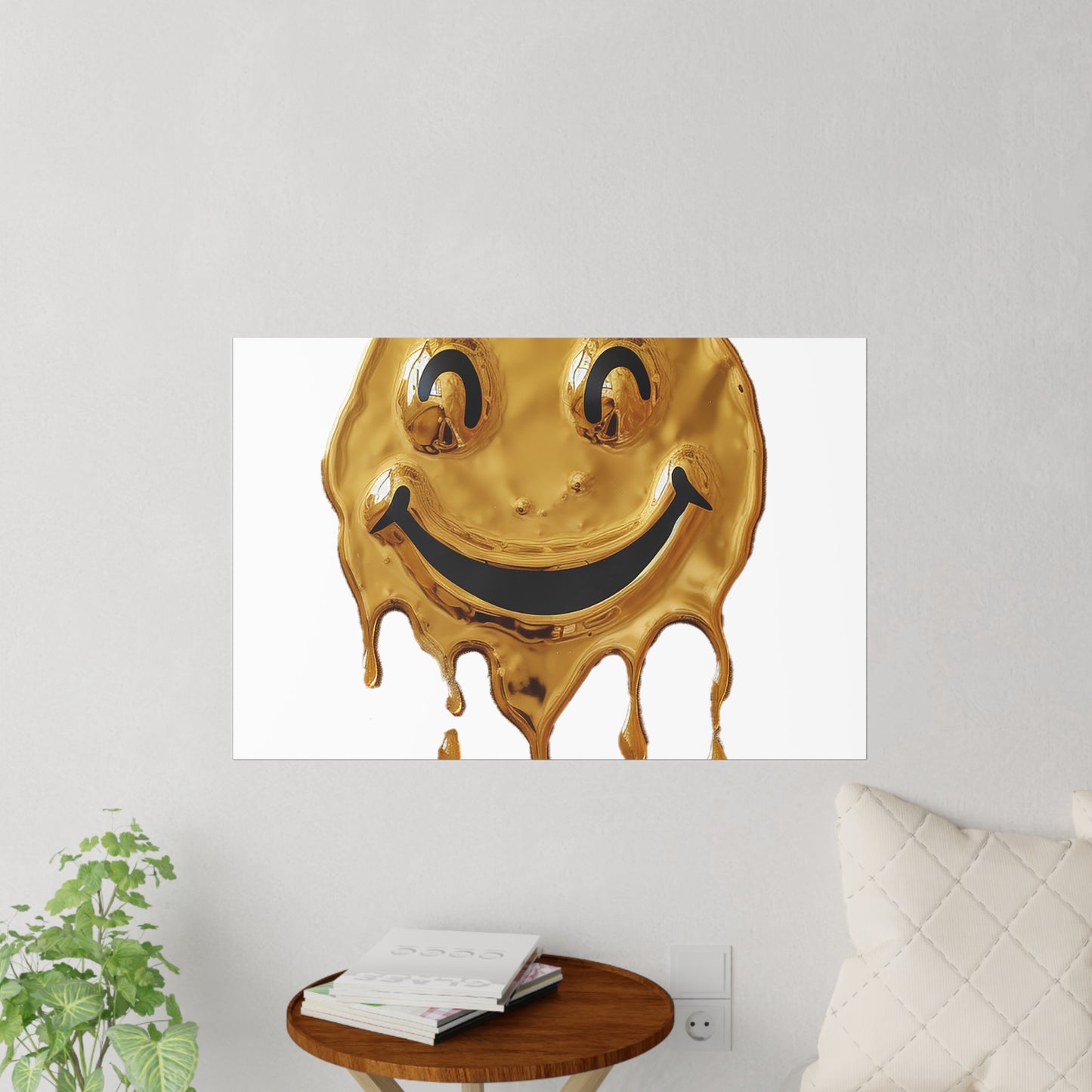 Meltdown Smiley Wall Decal