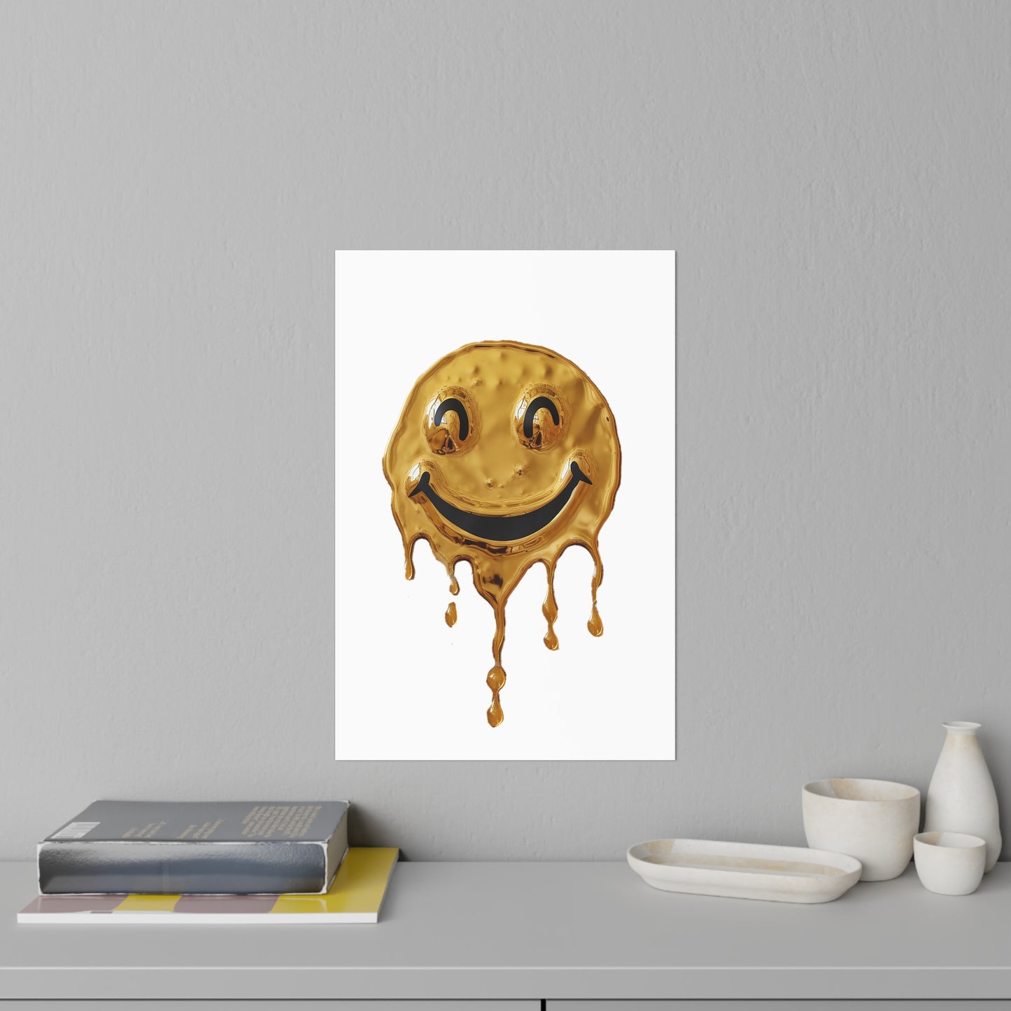 Meltdown Smiley Wall Decal