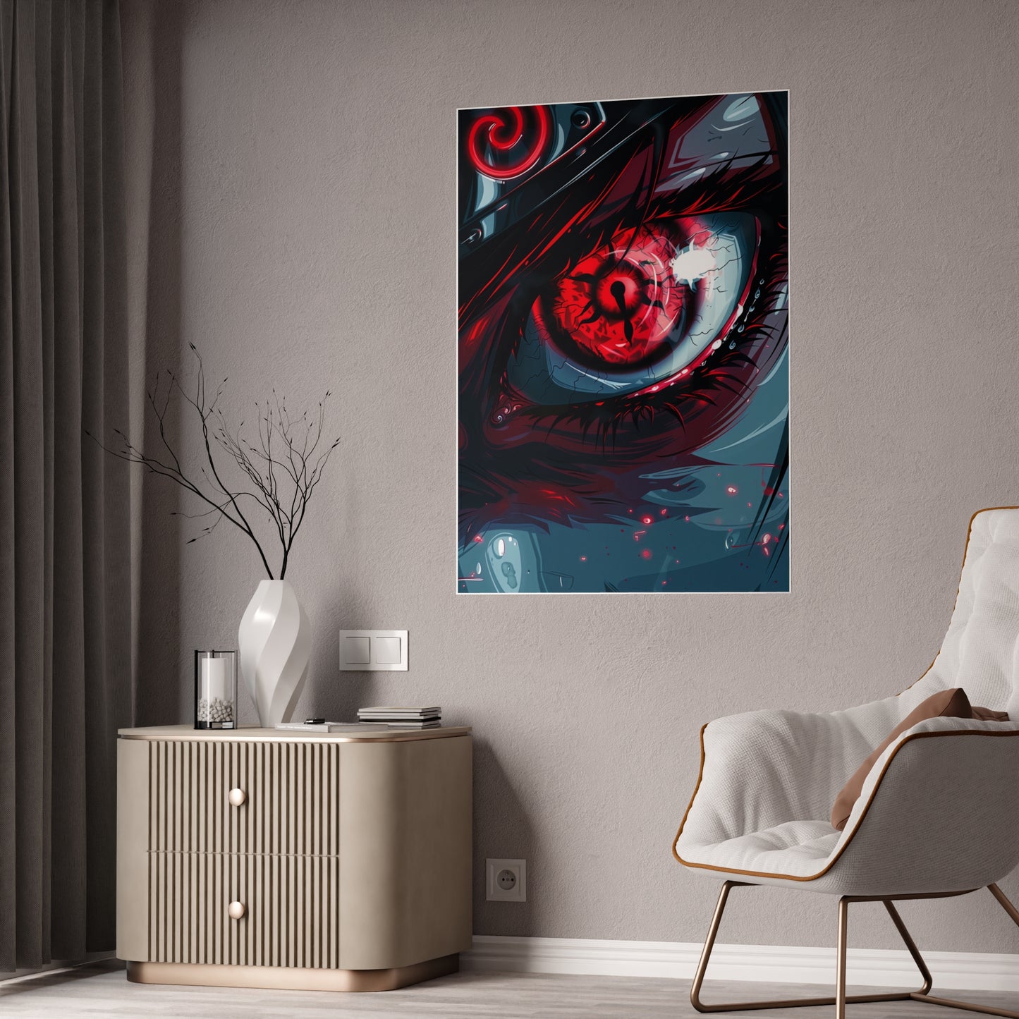 Evil Ninja Eye Gloss Poster