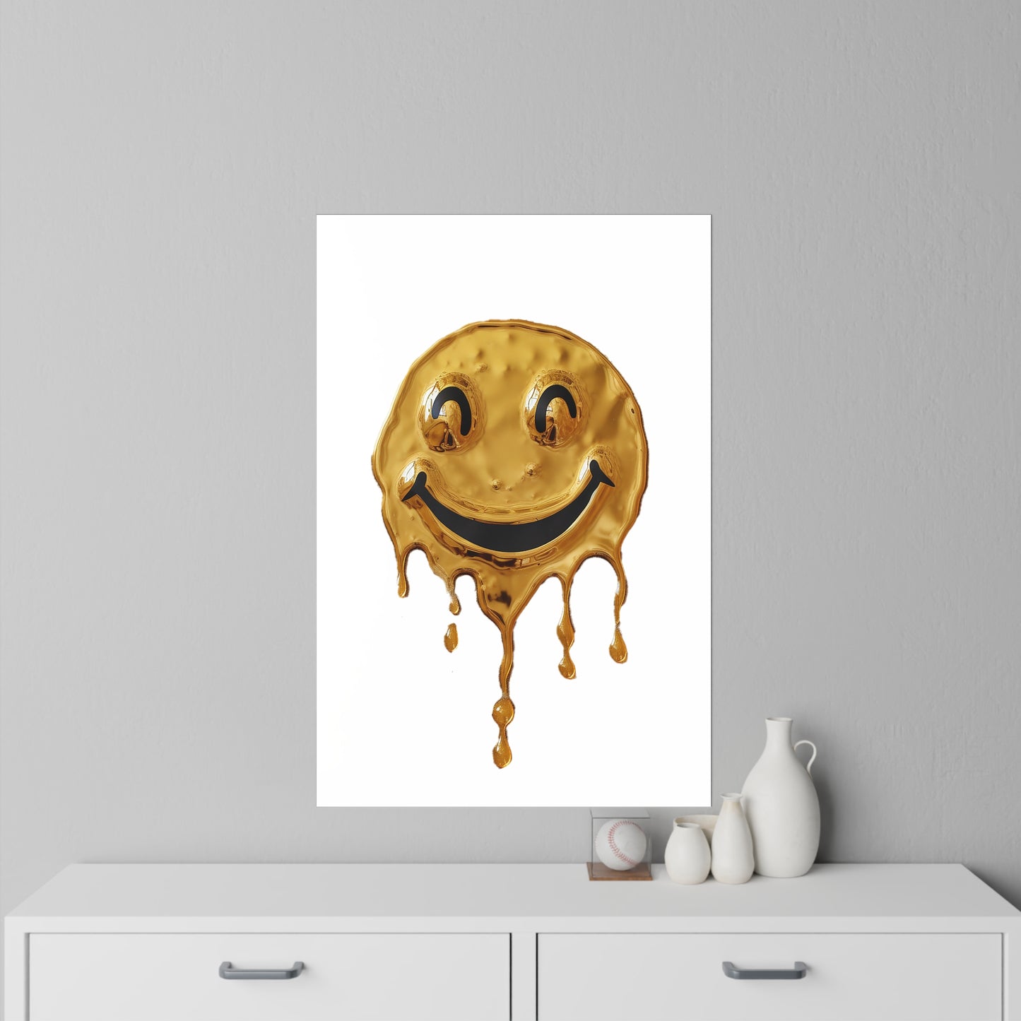 Meltdown Smiley Wall Decal