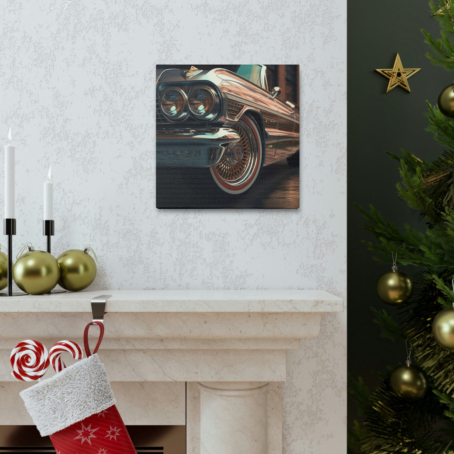 Gold Lowrider (Canvas)
