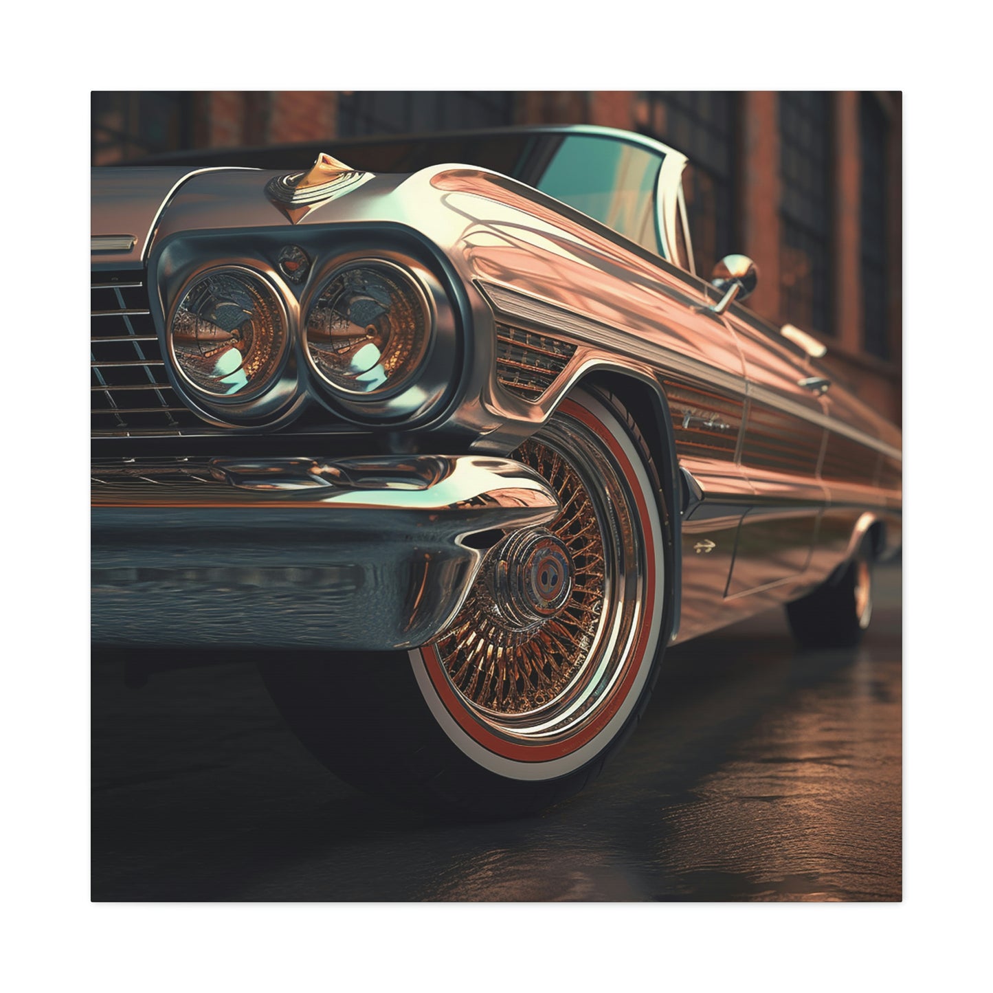 Gold Lowrider (Canvas)