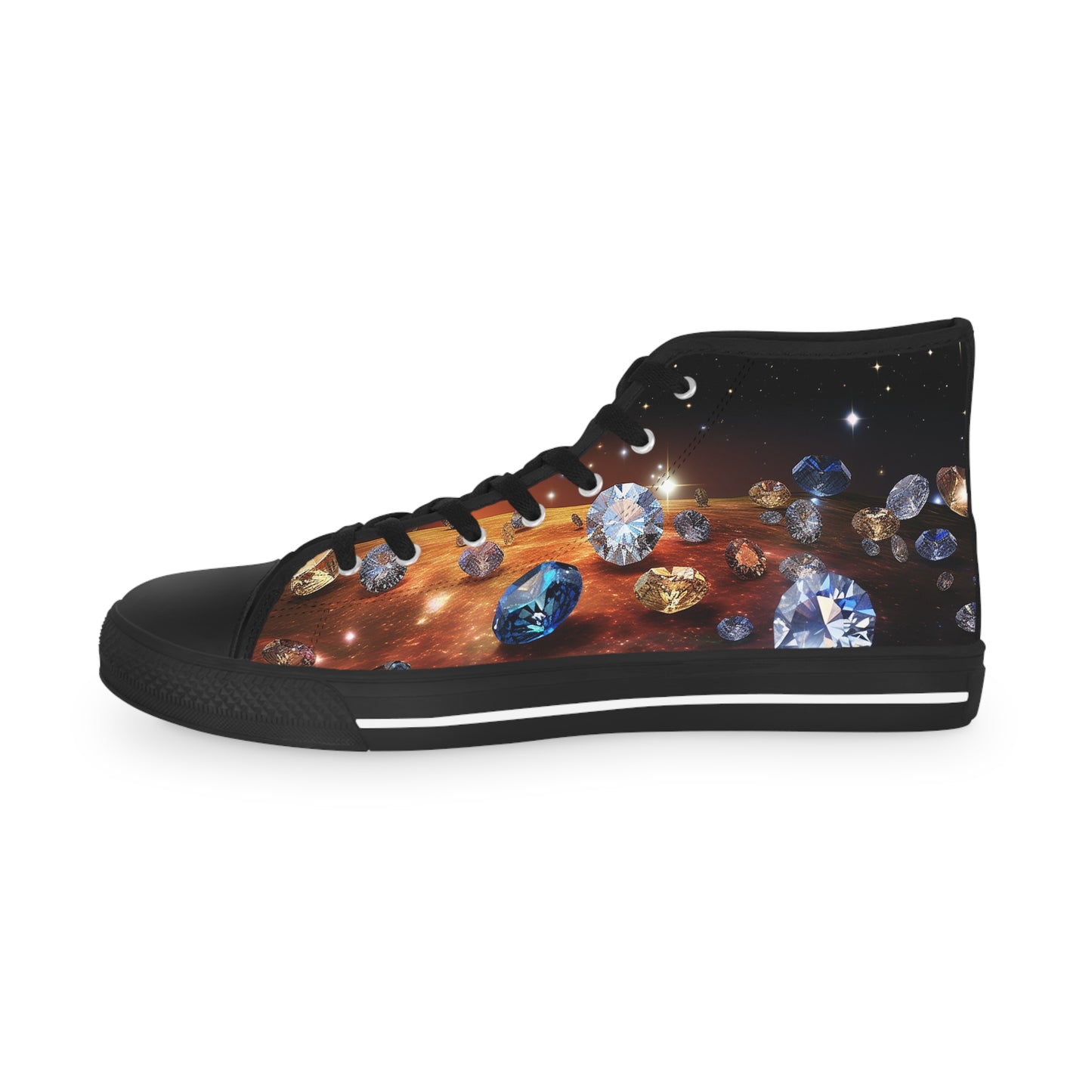 "Celestial Gem" Men's High Top Sneakers