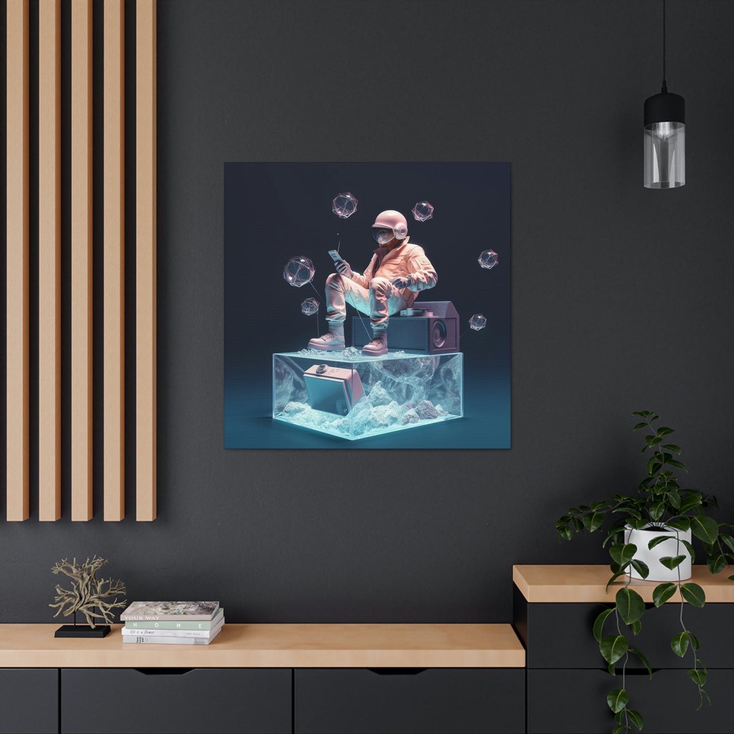 "Abstract Music Man" (Canvas)