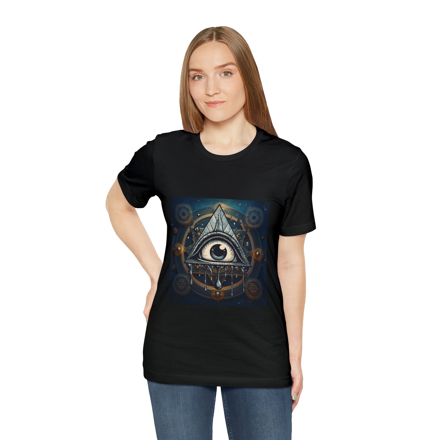 "Enigmatic Geometry" Unisex Jersey Short Sleeve Tee