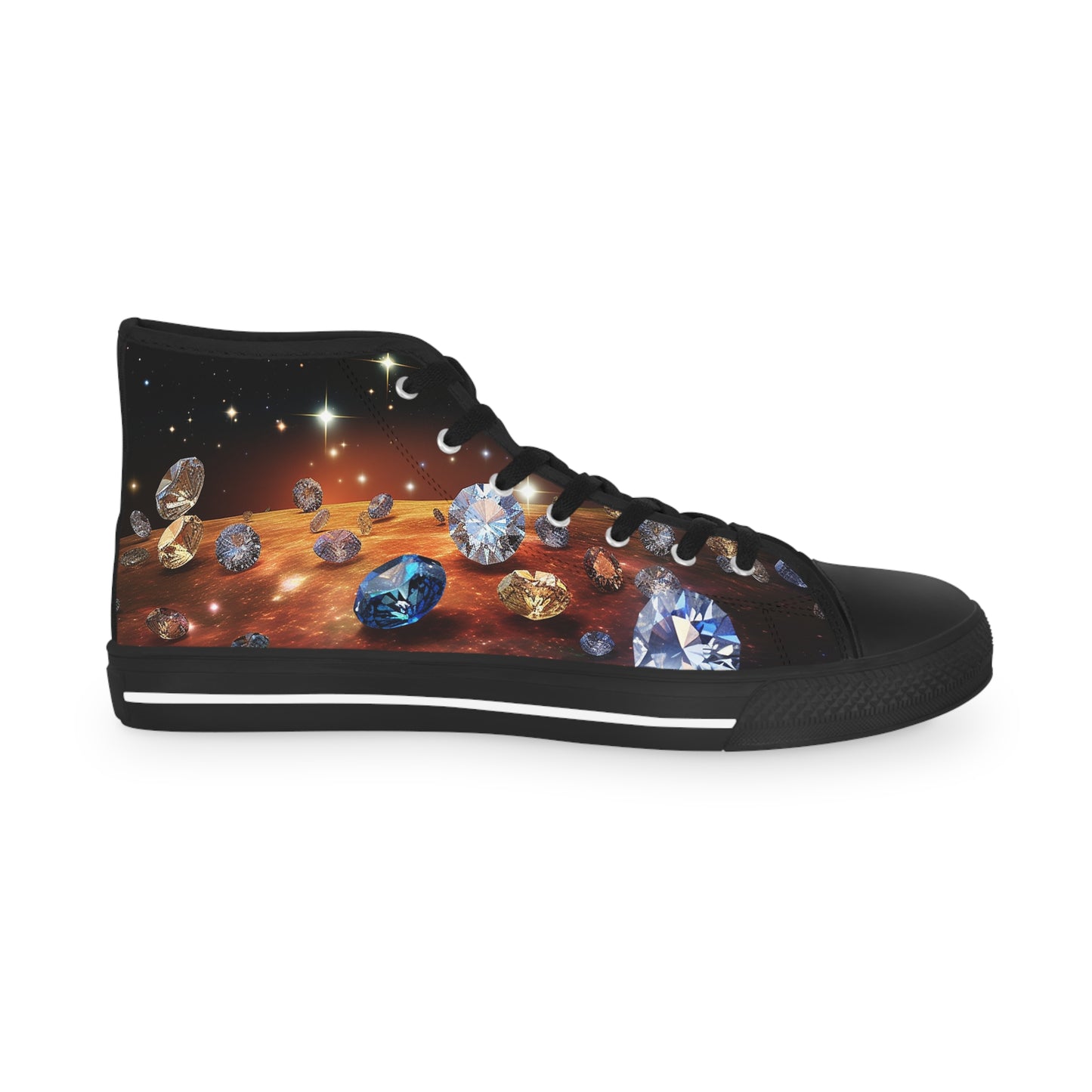 "Celestial Gem" Men's High Top Sneakers