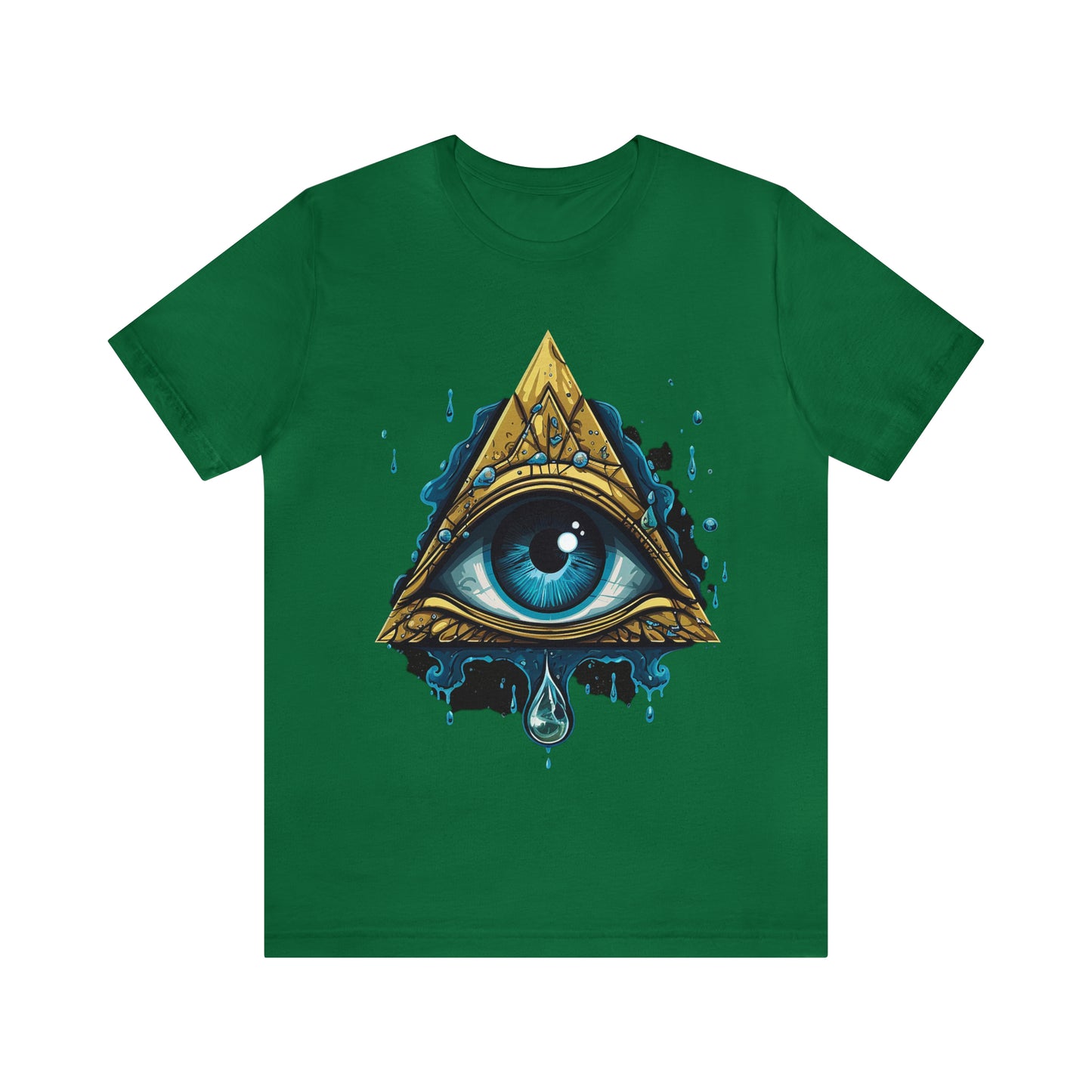 "Enigmatic Gaze" Unisex Jersey Short Sleeve Tee