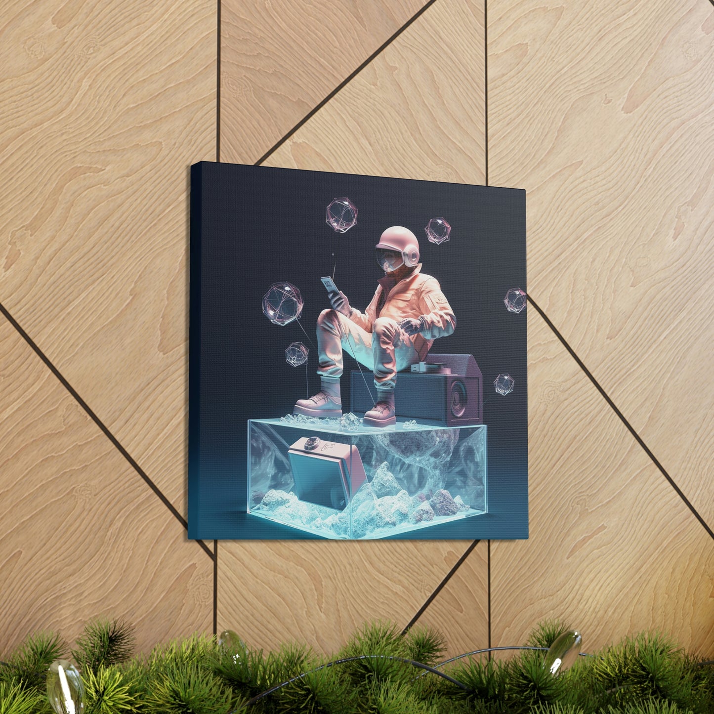 "Abstract Music Man" (Canvas)
