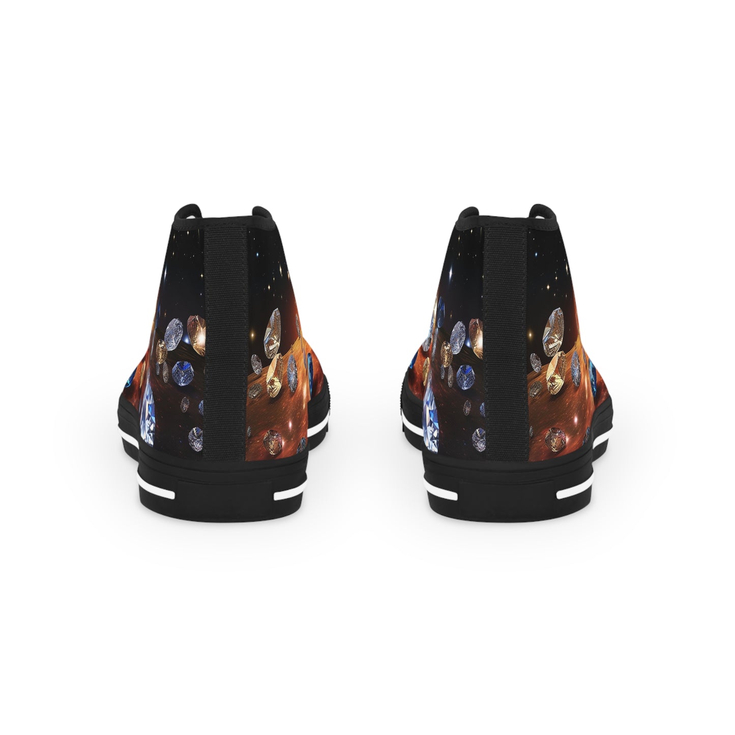 "Celestial Gem" Men's High Top Sneakers