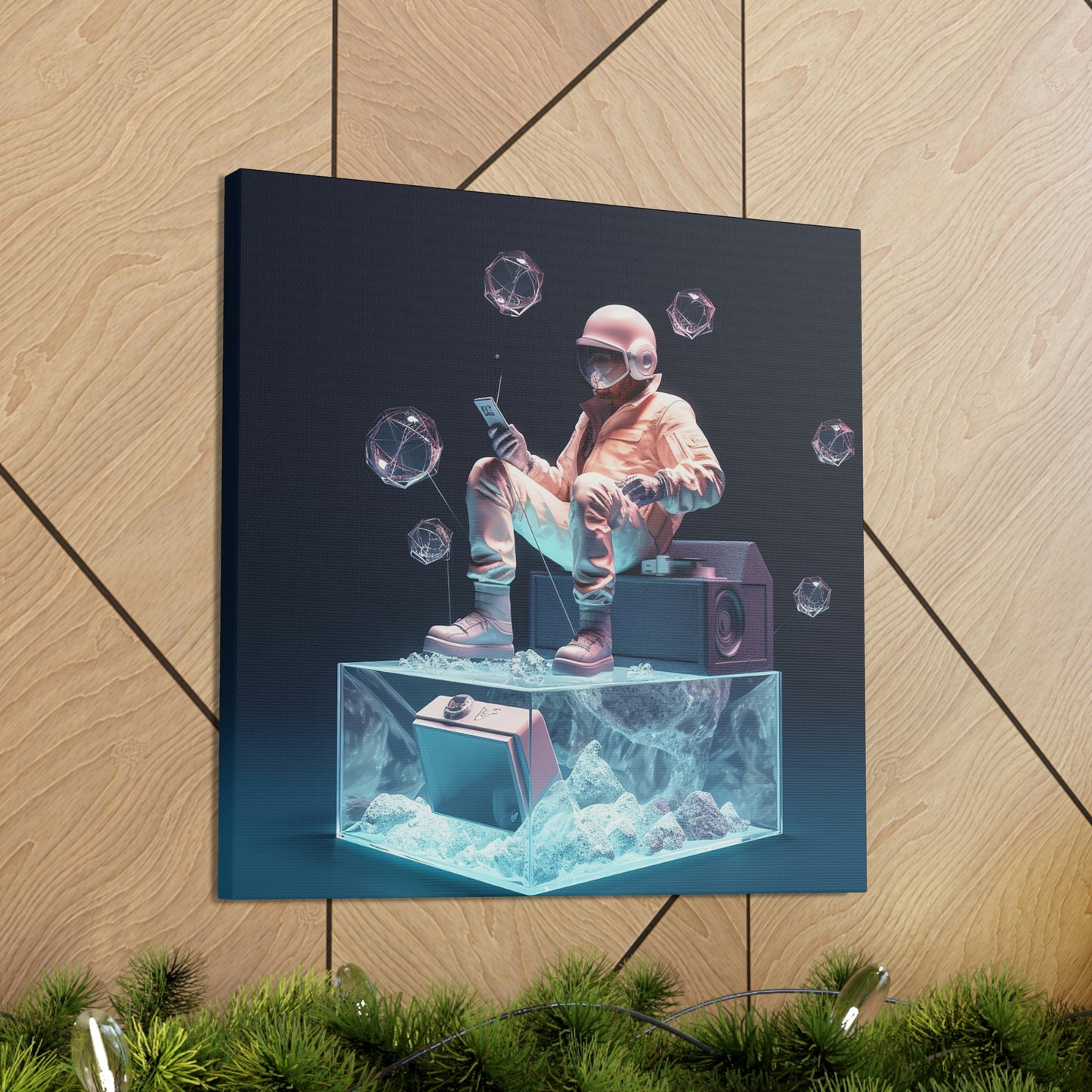 "Abstract Music Man" (Canvas)