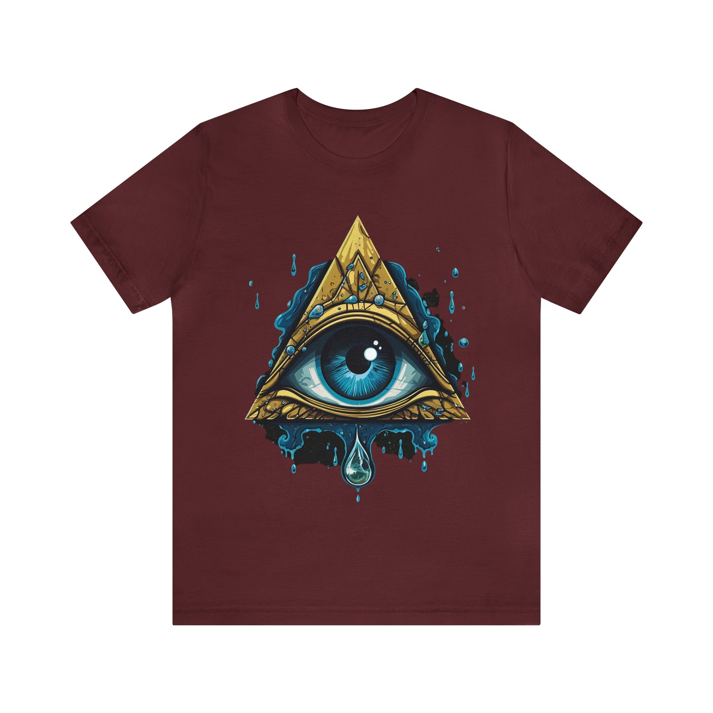 "Enigmatic Gaze" Unisex Jersey Short Sleeve Tee