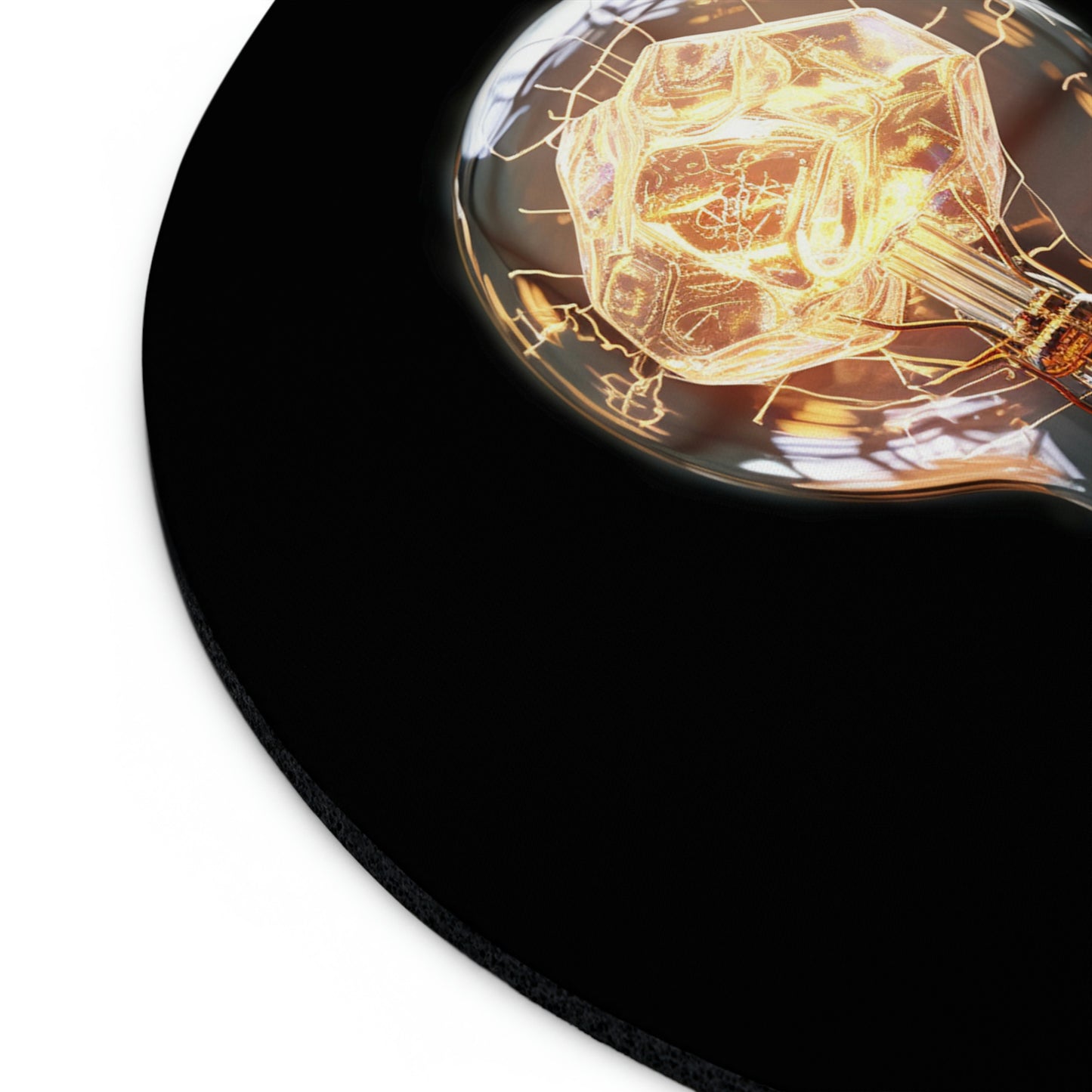 "Brilliant Idea" Black Mouse Pad