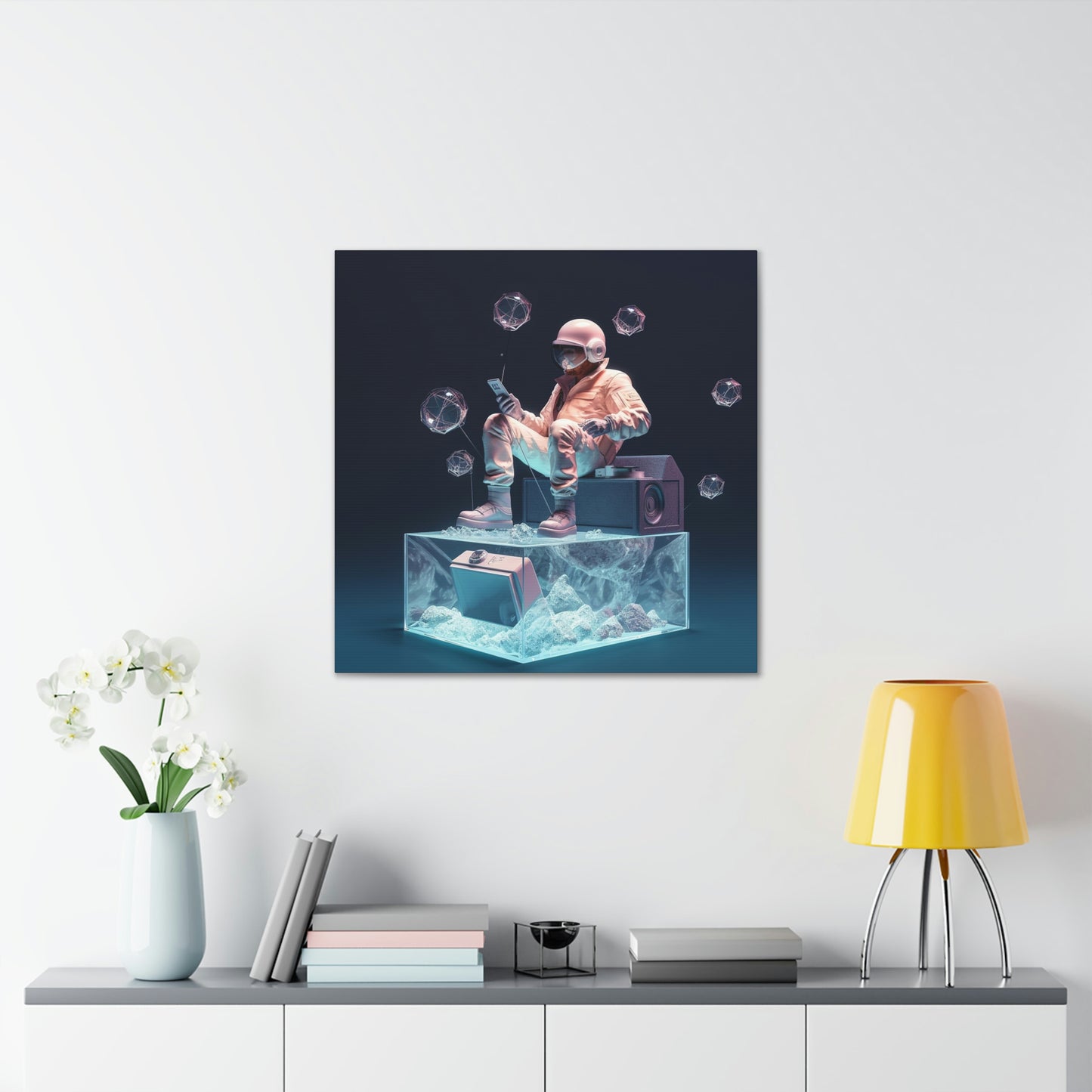 "Abstract Music Man" (Canvas)