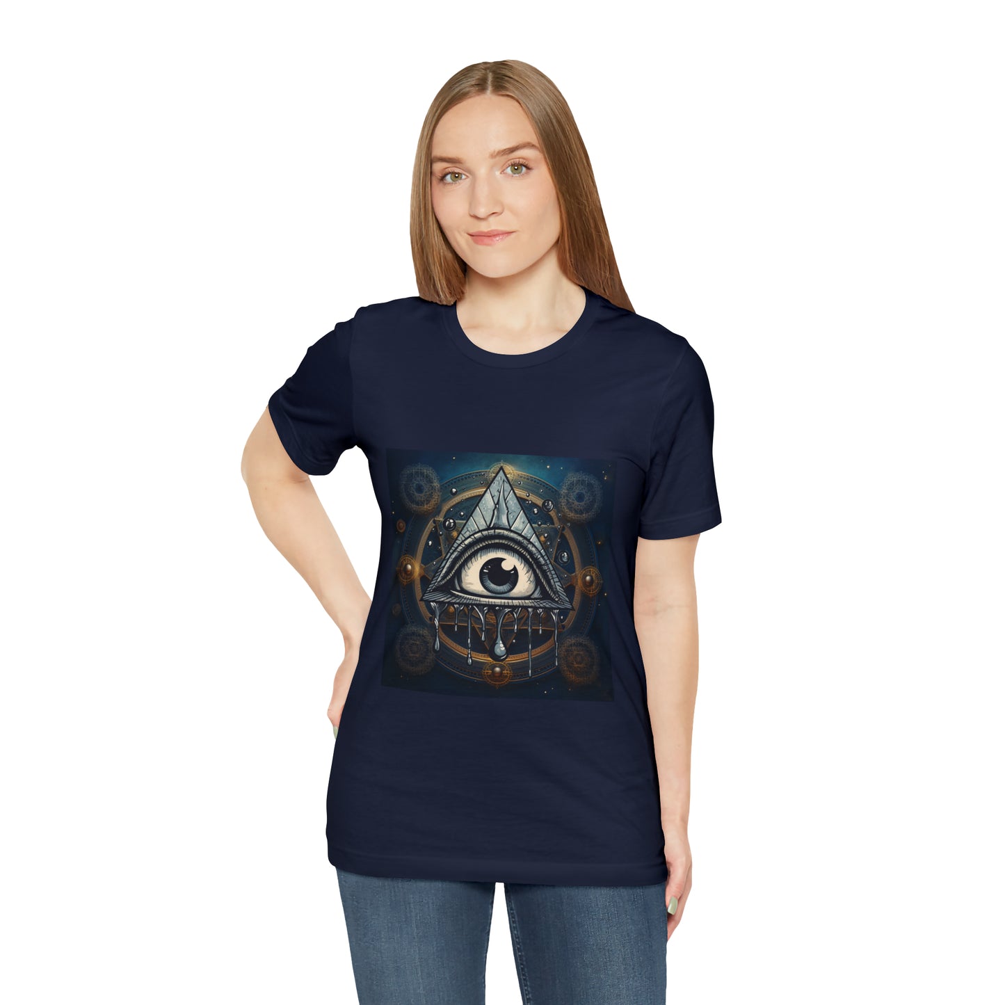 "Enigmatic Geometry" Unisex Jersey Short Sleeve Tee