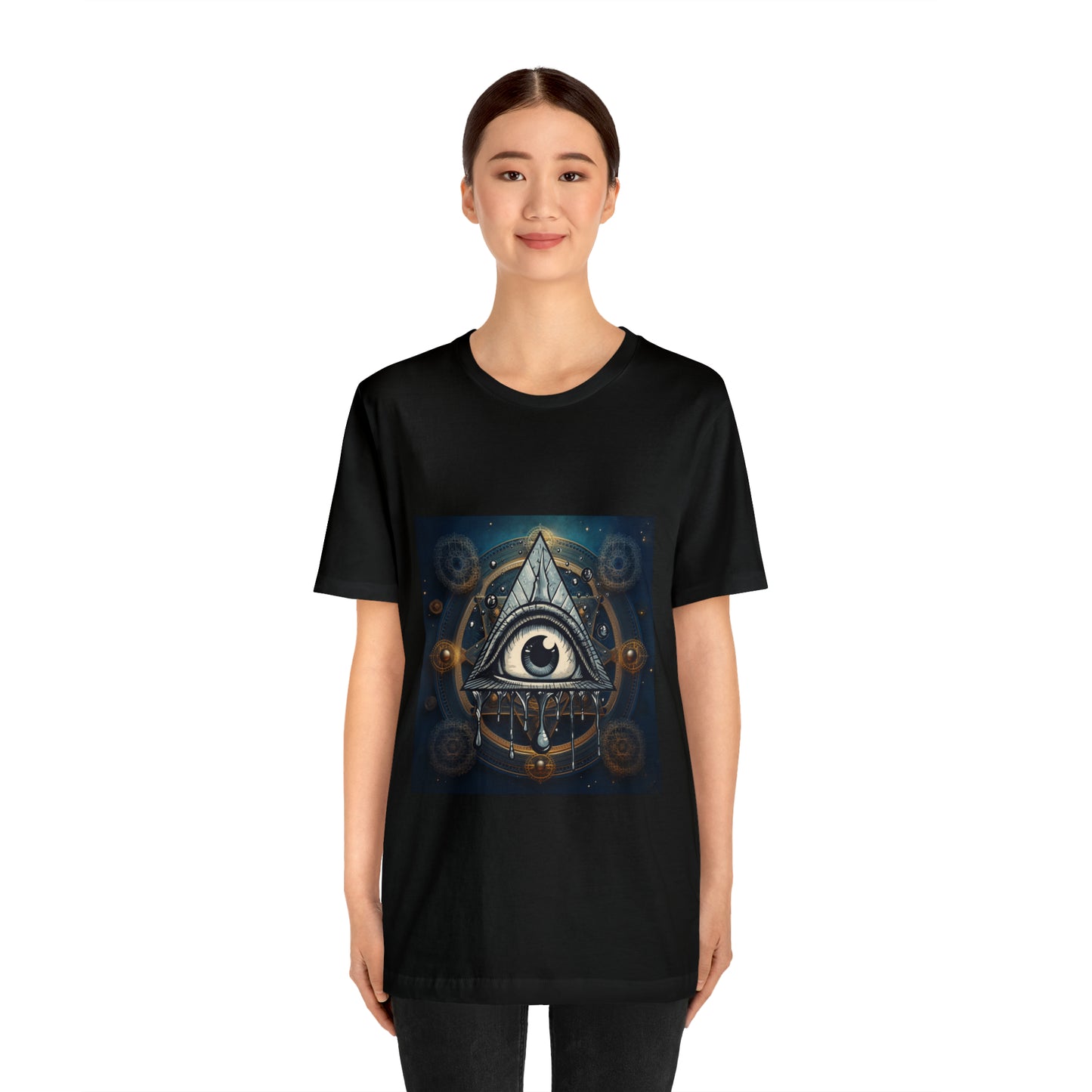 "Enigmatic Geometry" Unisex Jersey Short Sleeve Tee