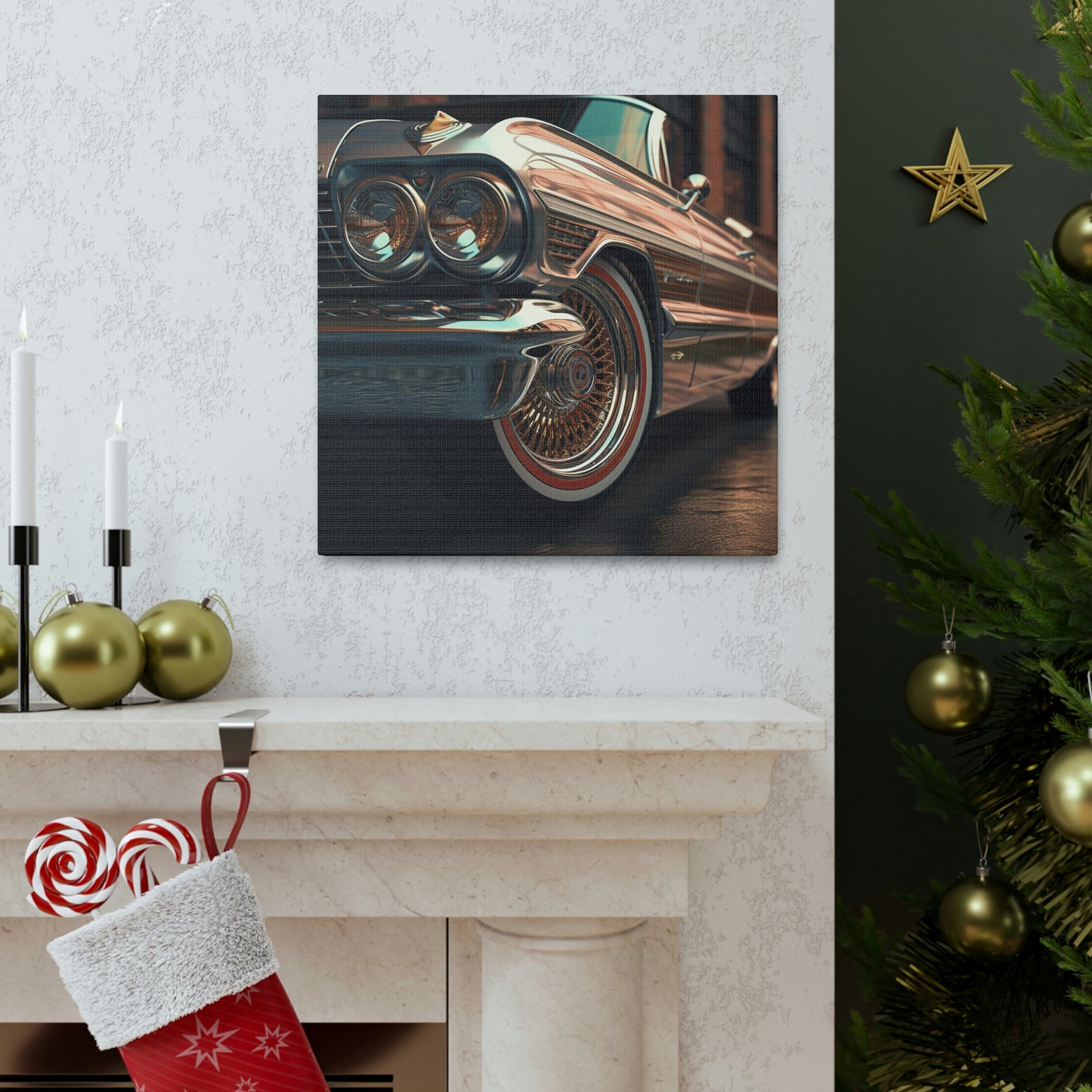 Gold Lowrider (Canvas)
