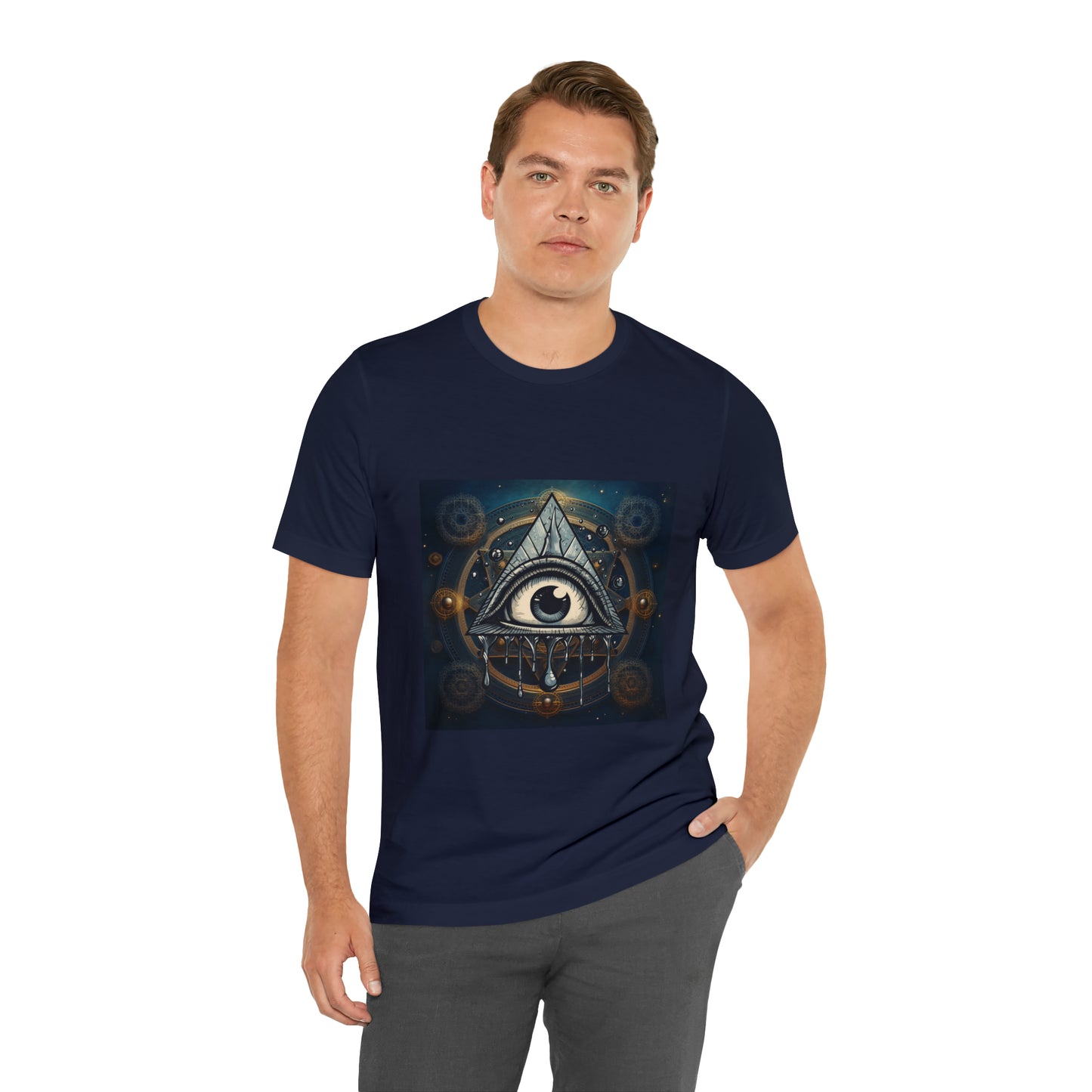 "Enigmatic Geometry" Unisex Jersey Short Sleeve Tee