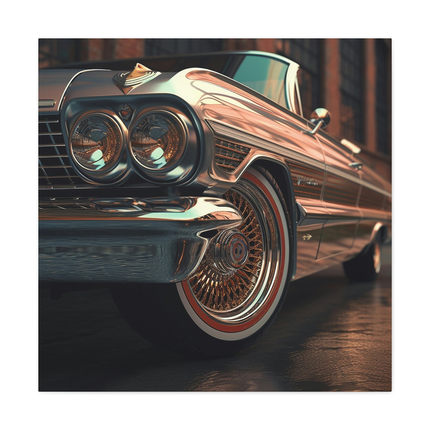 Gold Lowrider (Canvas)