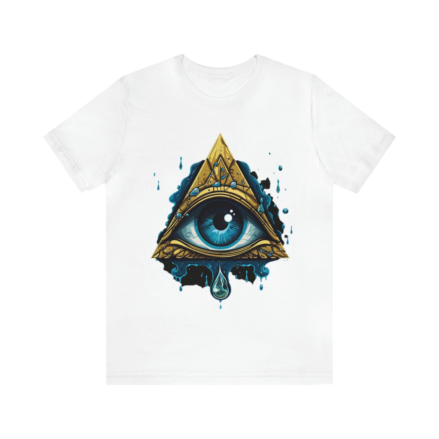 "Enigmatic Gaze" Unisex Jersey Short Sleeve Tee