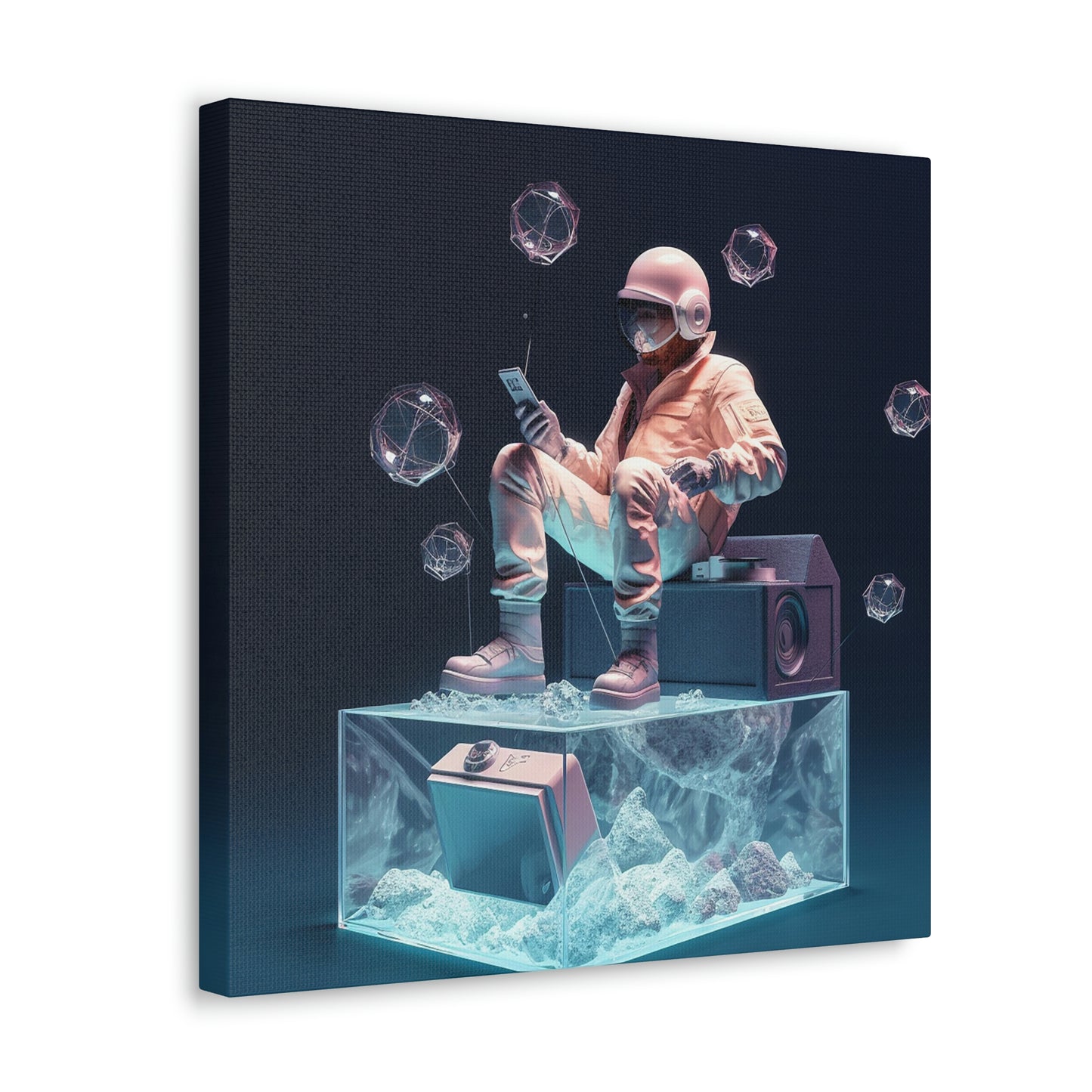 "Abstract Music Man" (Canvas)