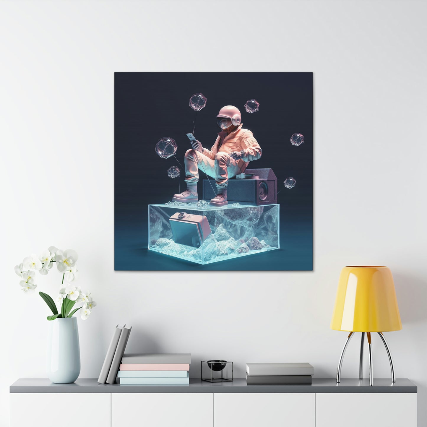 "Abstract Music Man" (Canvas)
