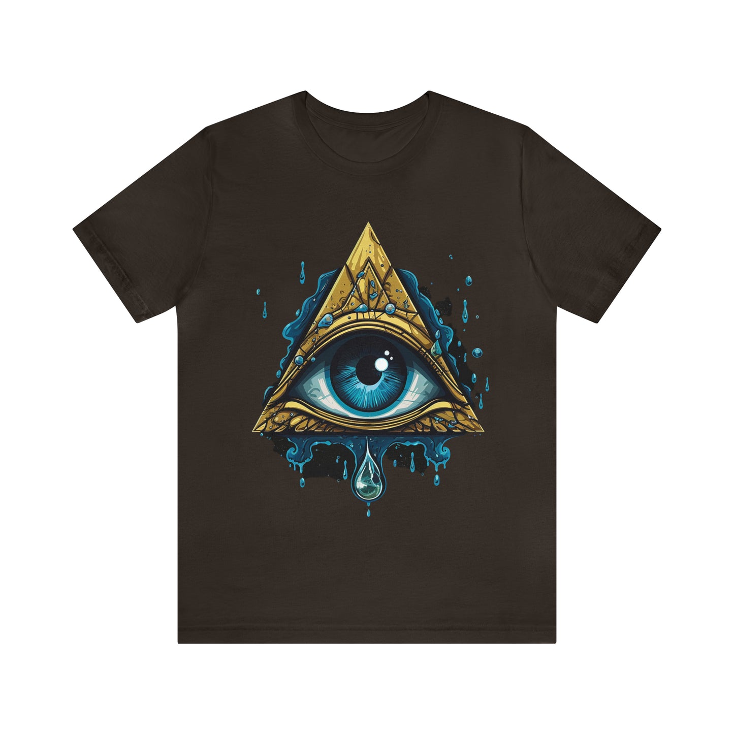 "Enigmatic Gaze" Unisex Jersey Short Sleeve Tee