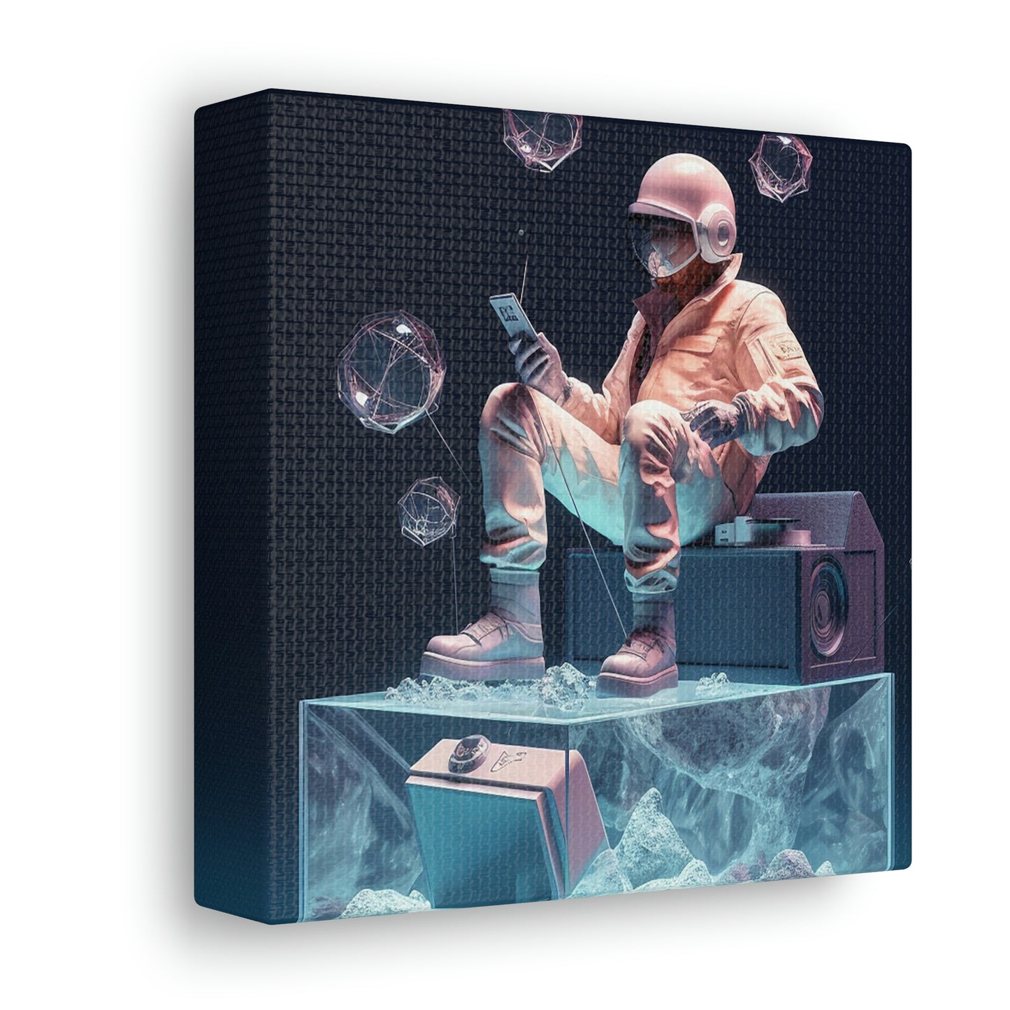 "Abstract Music Man" (Canvas)