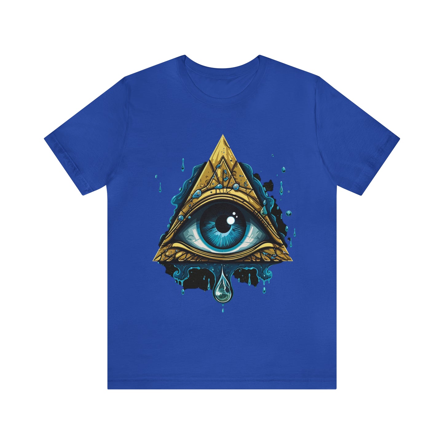 "Enigmatic Gaze" Unisex Jersey Short Sleeve Tee