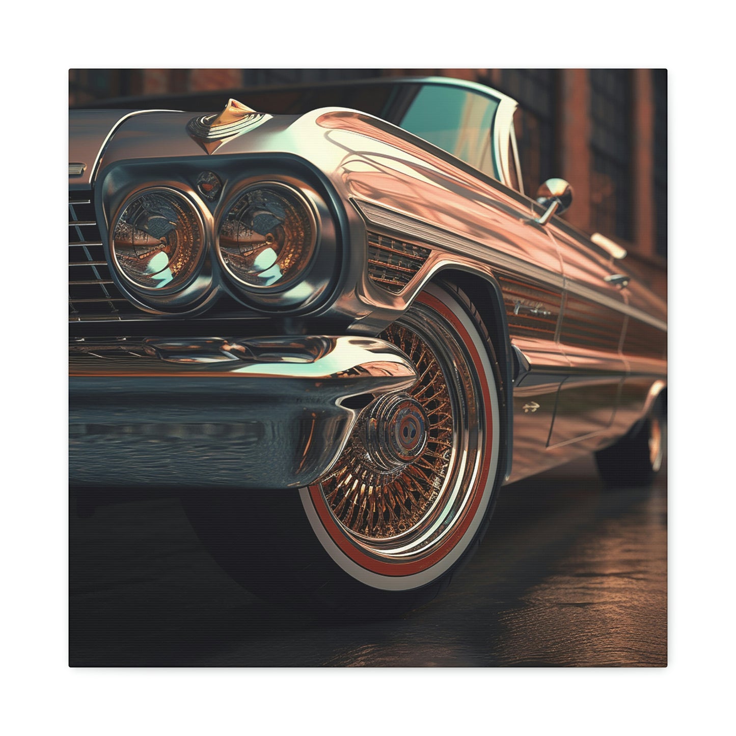 Gold Lowrider (Canvas)