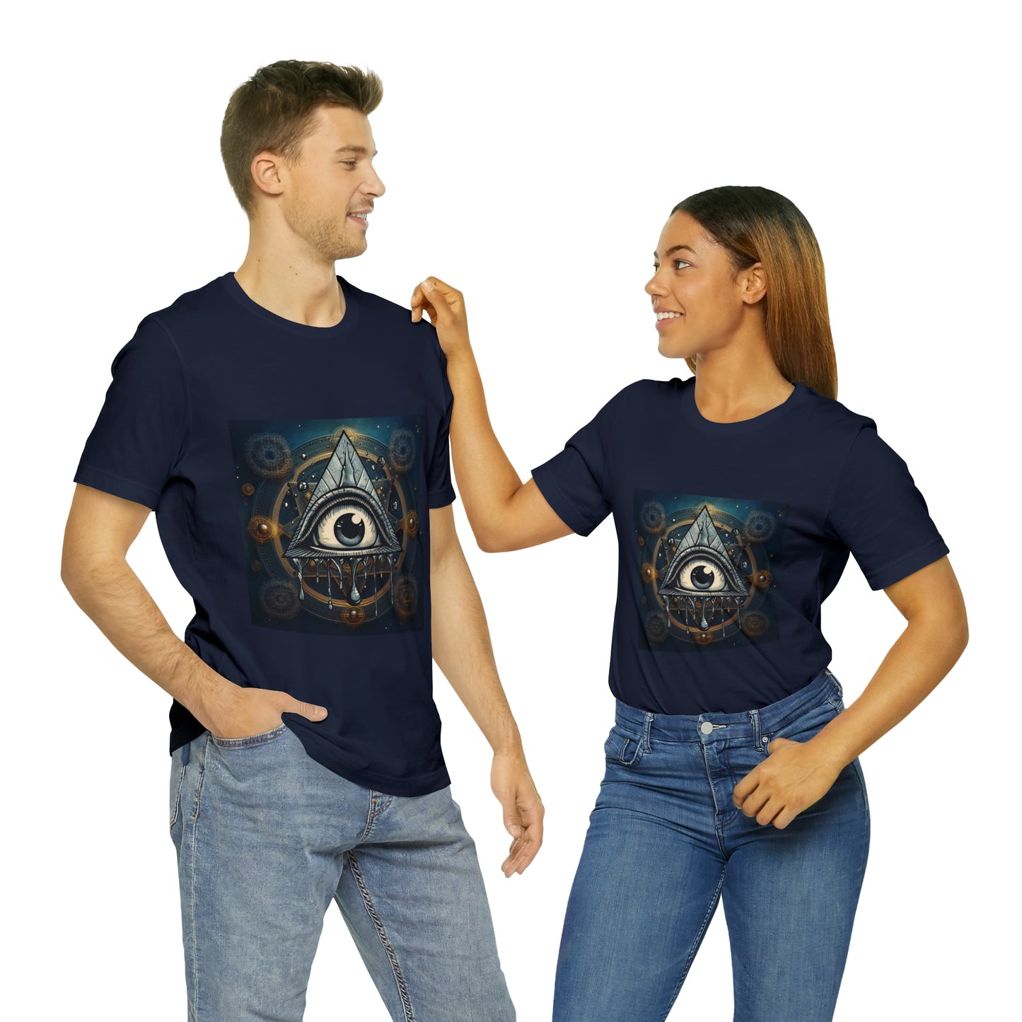 "Enigmatic Geometry" Unisex Jersey Short Sleeve Tee