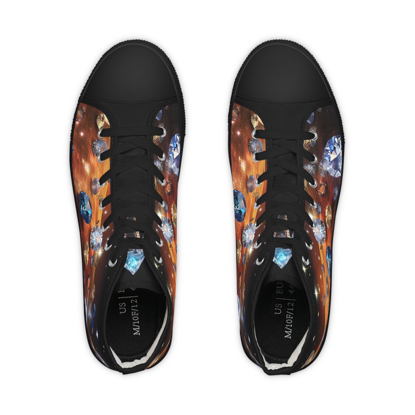"Celestial Gem" Men's High Top Sneakers