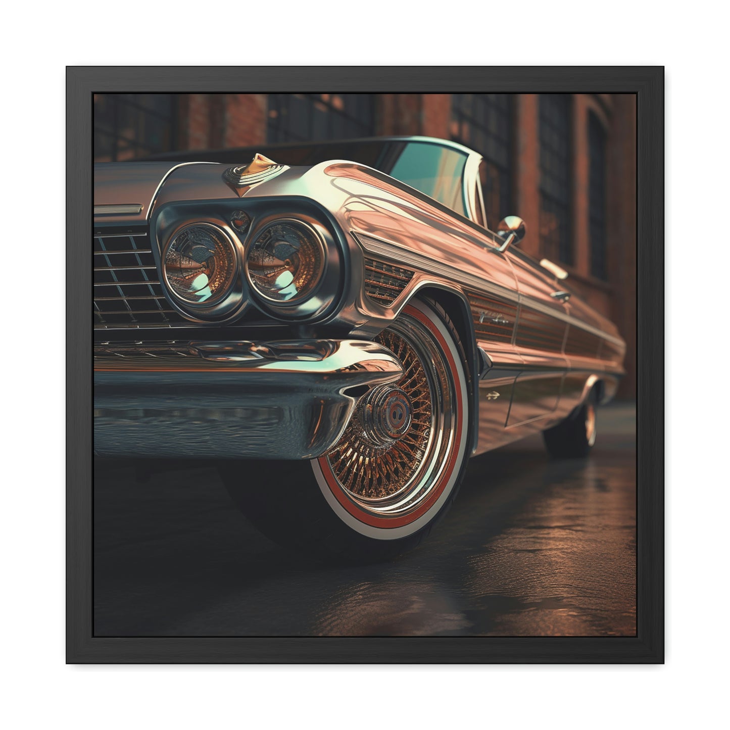 Gold Lowrider (Framed)