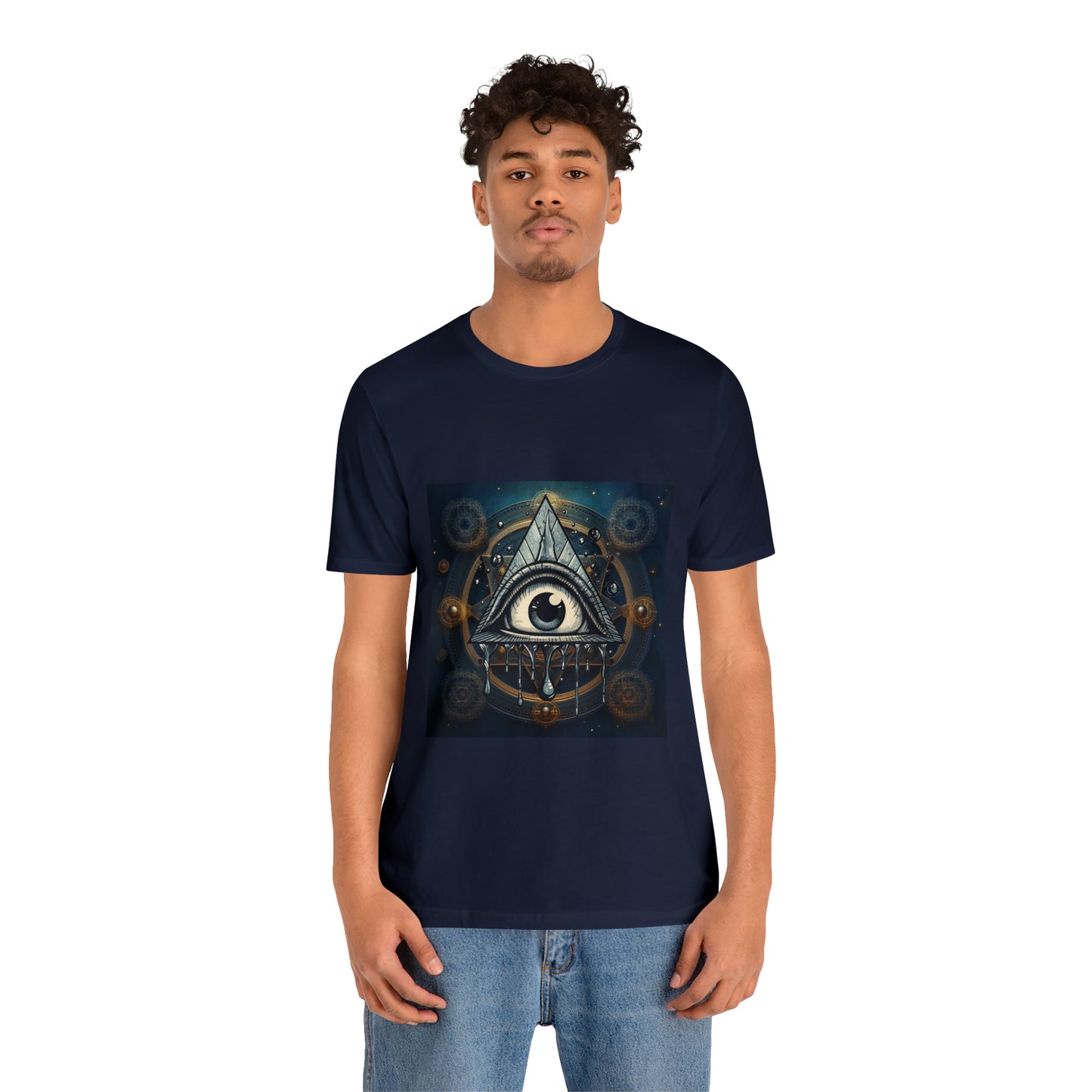 "Enigmatic Geometry" Unisex Jersey Short Sleeve Tee