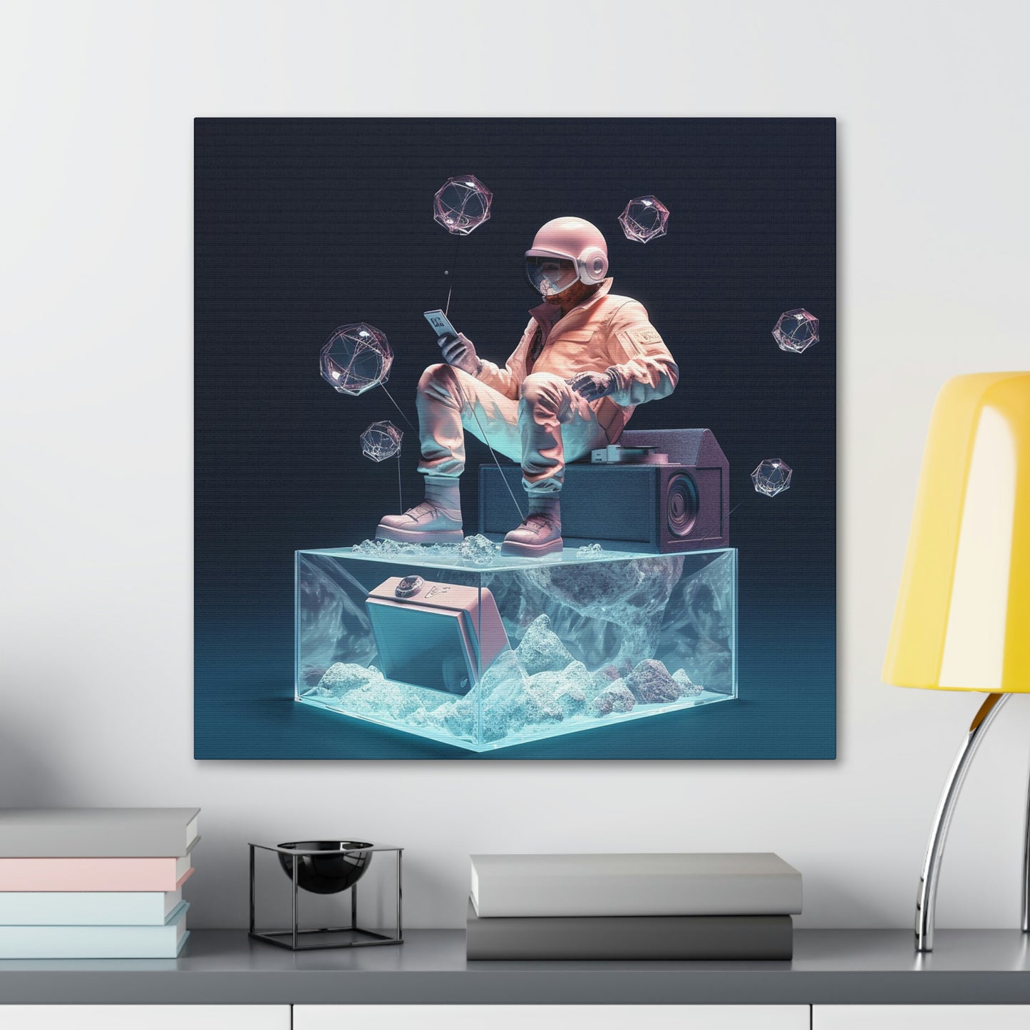 "Abstract Music Man" (Canvas)