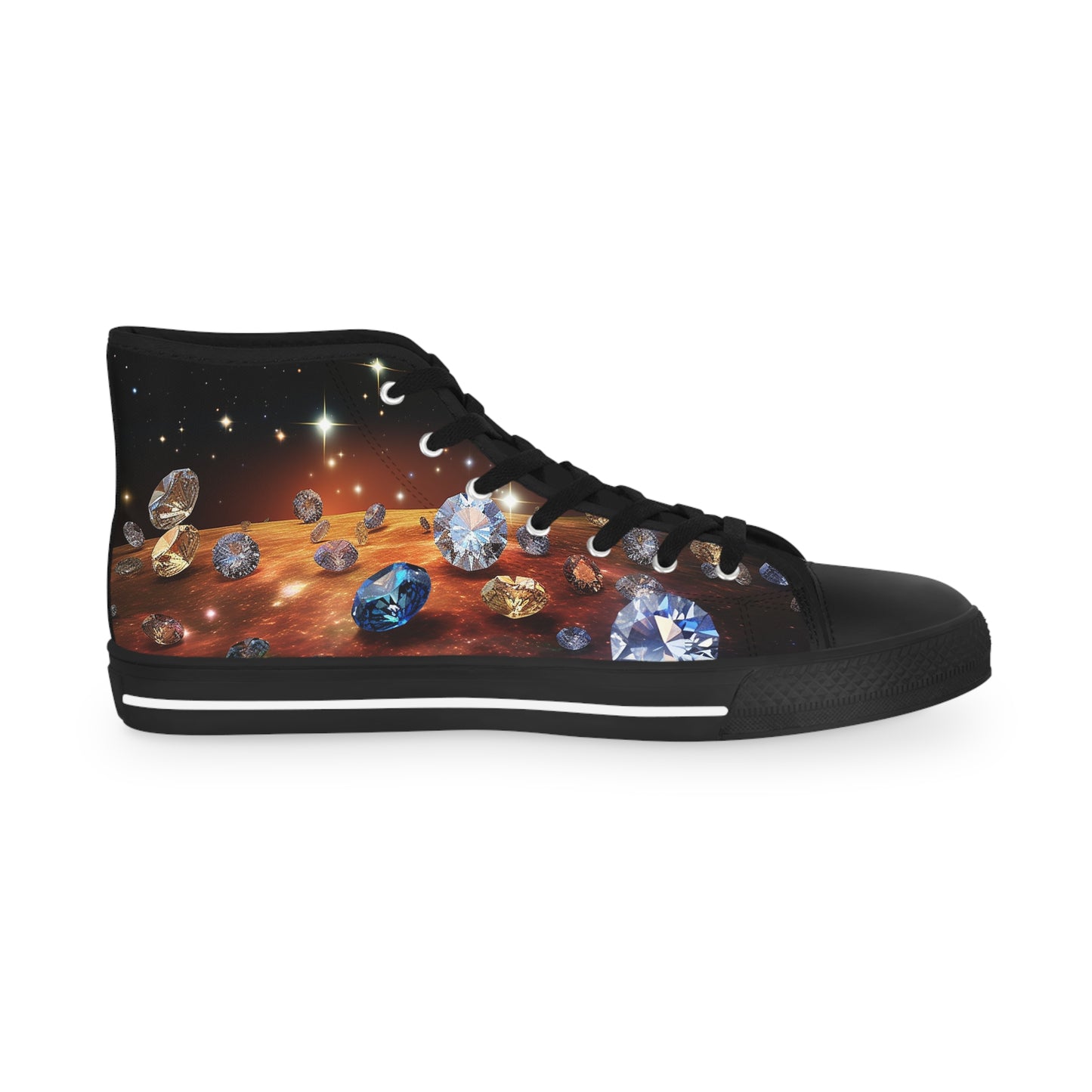"Celestial Gem" Men's High Top Sneakers