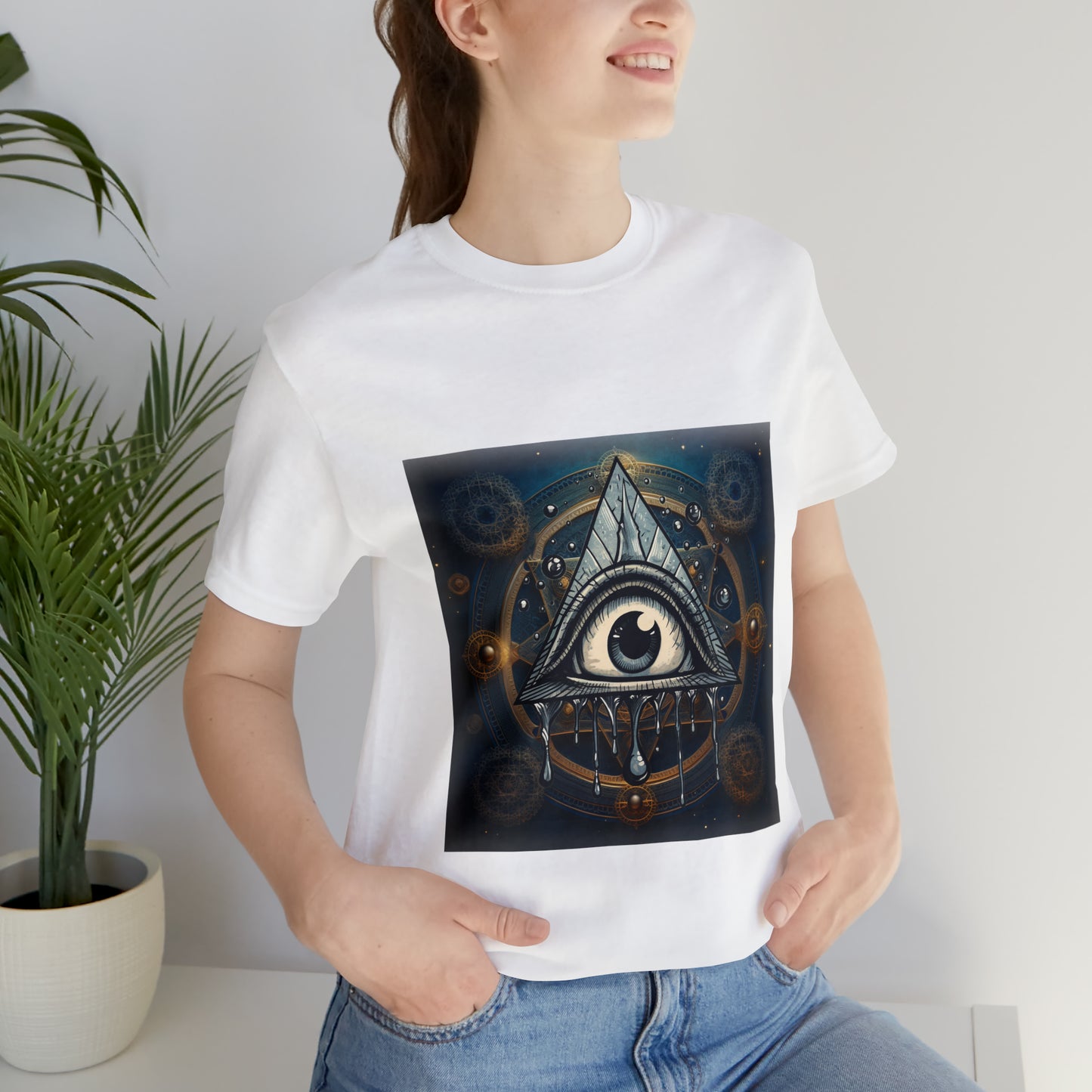 "Enigmatic Geometry" Unisex Jersey Short Sleeve Tee