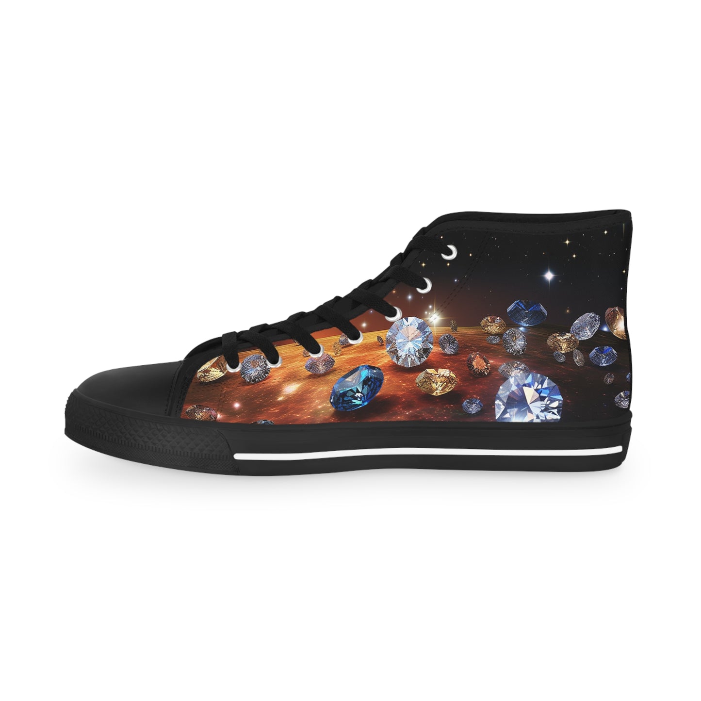 "Celestial Gem" Men's High Top Sneakers