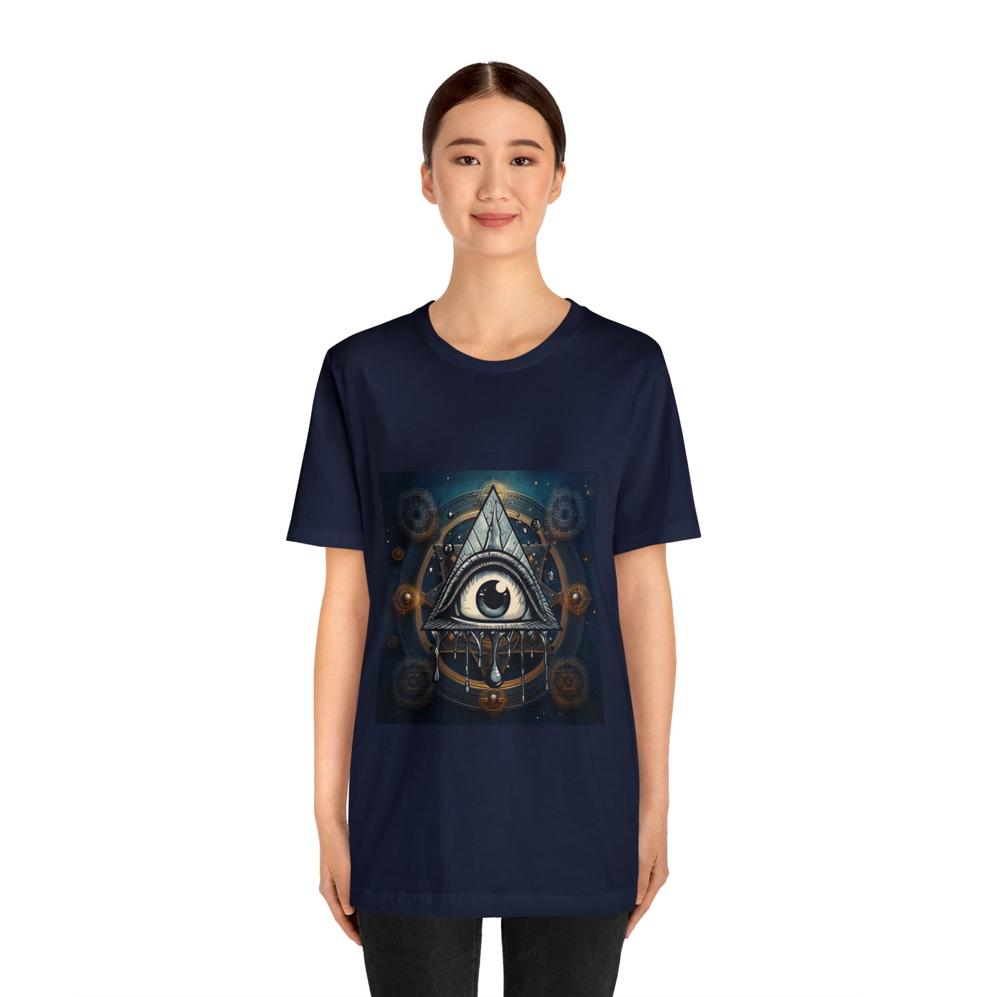 "Enigmatic Geometry" Unisex Jersey Short Sleeve Tee