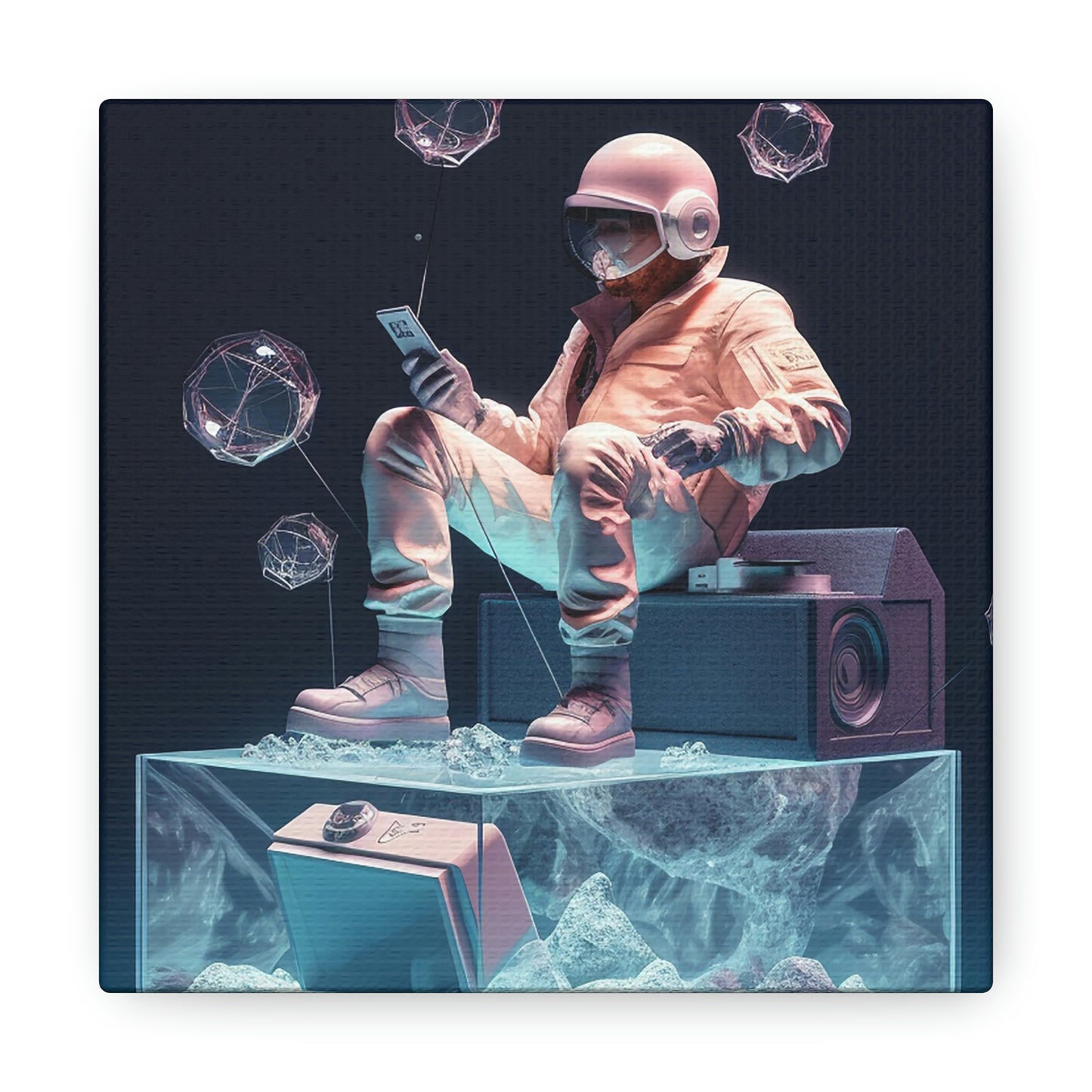 "Abstract Music Man" (Canvas)