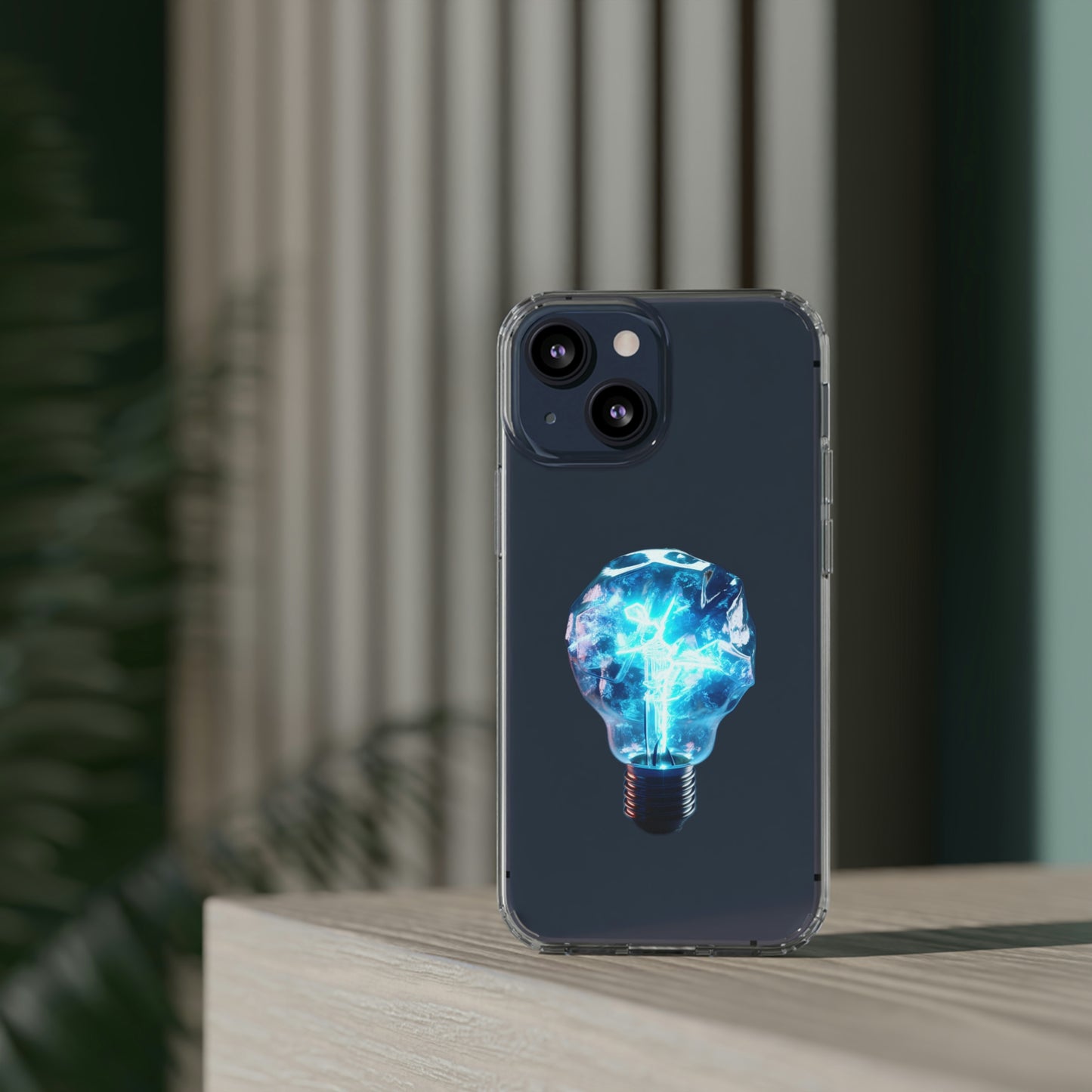 "Ice Bulb" Clear Phone Cases