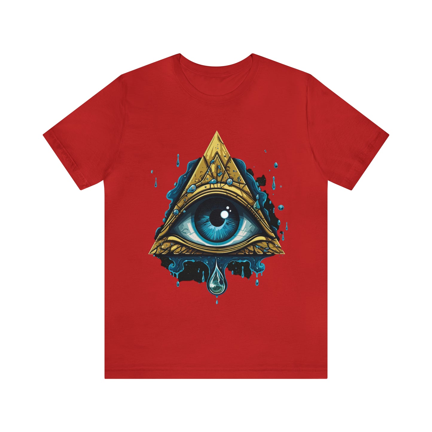 "Enigmatic Gaze" Unisex Jersey Short Sleeve Tee