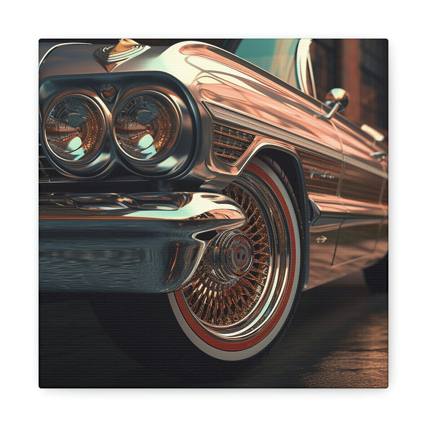 Gold Lowrider (Canvas)